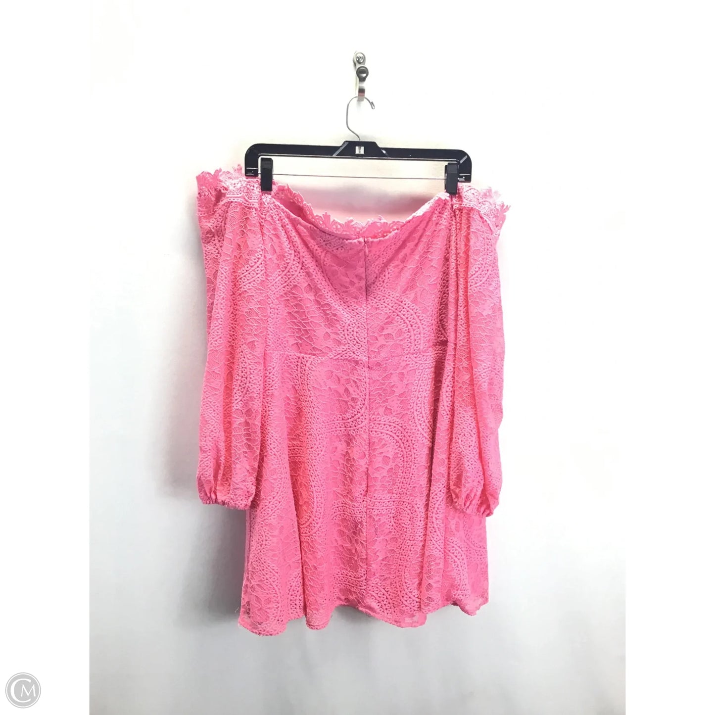Dress Casual Short By Clothes Mentor In Pink, Size: 3x