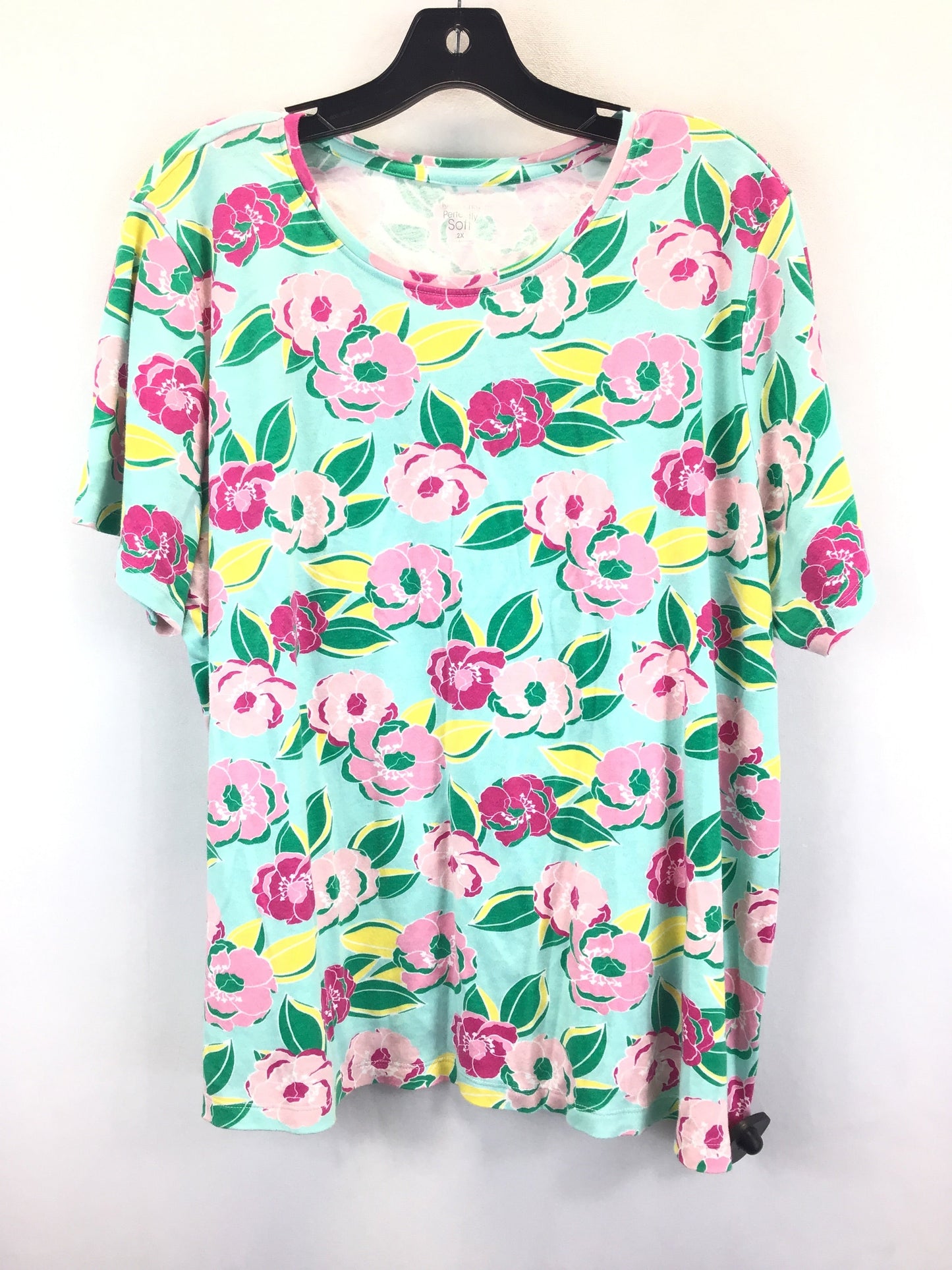 Top Short Sleeve By Kim Rogers Size: 2x