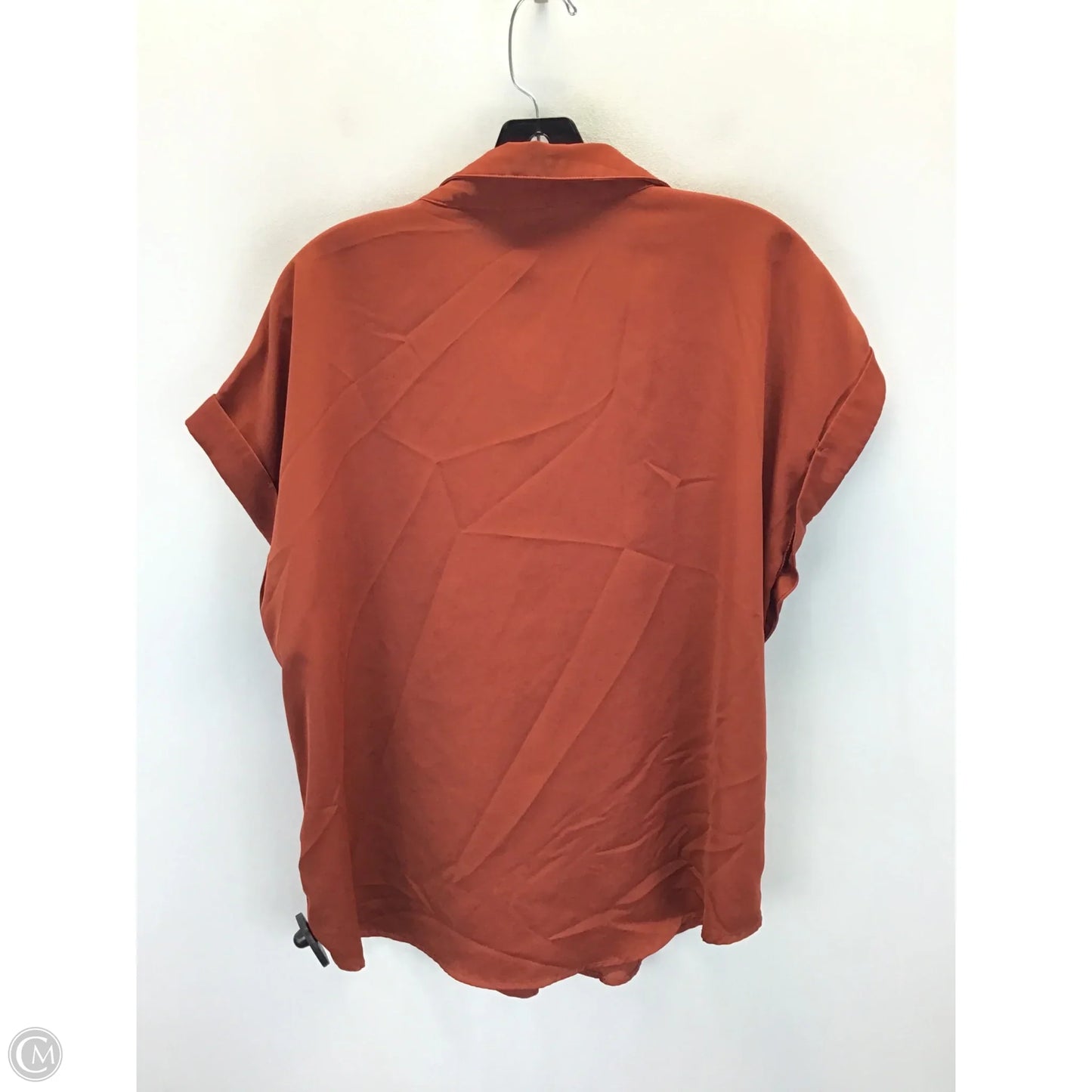 Top Short Sleeve By Clothes Mentor In Orange, Size: Xl