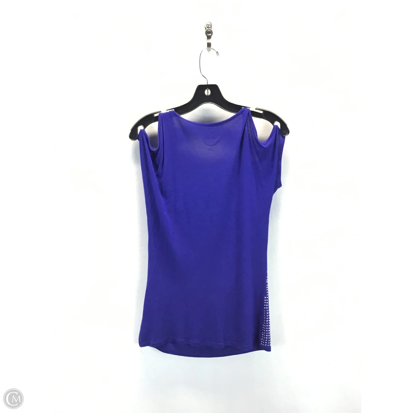 Top Sleeveless By Inc In Blue & Silver, Size: S