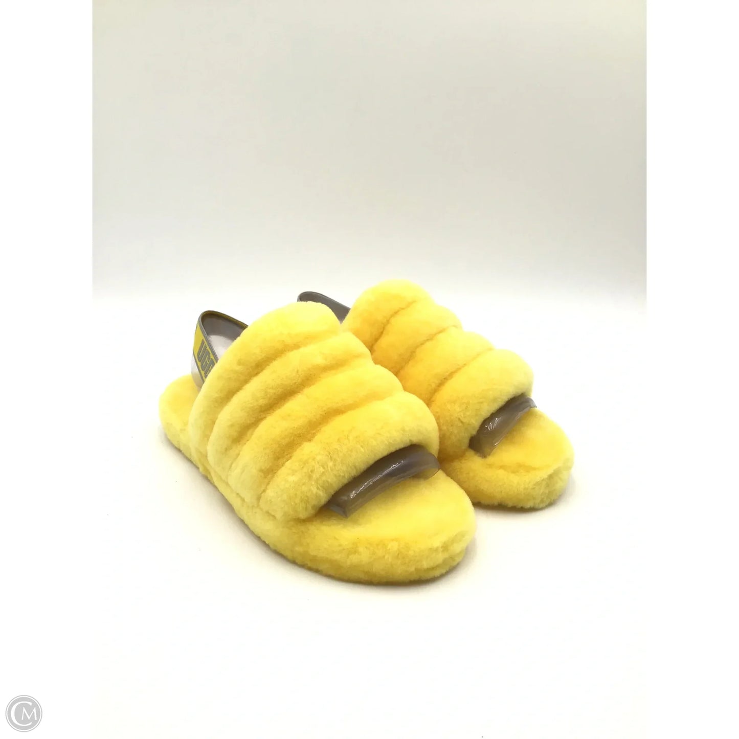 Sandals Designer By Ugg In Yellow, Size: 6