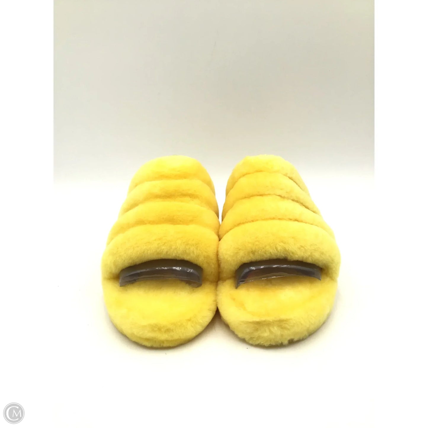 Sandals Designer By Ugg In Yellow, Size: 6