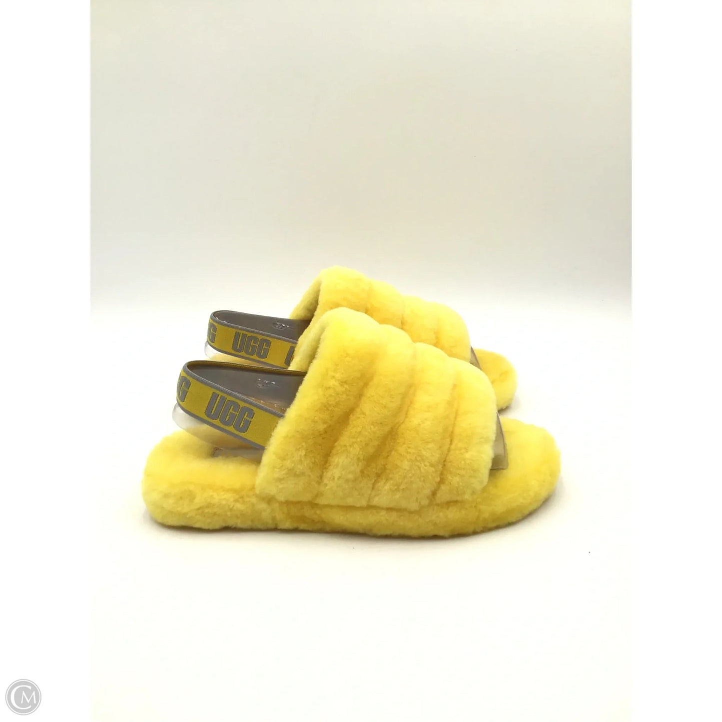 Sandals Designer By Ugg In Yellow, Size: 6