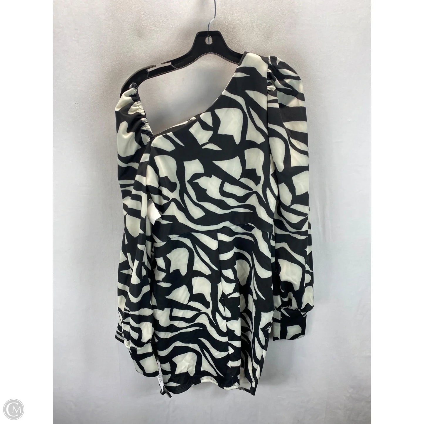 Dress Casual Midi By Asos In Black & Cream, Size: 10