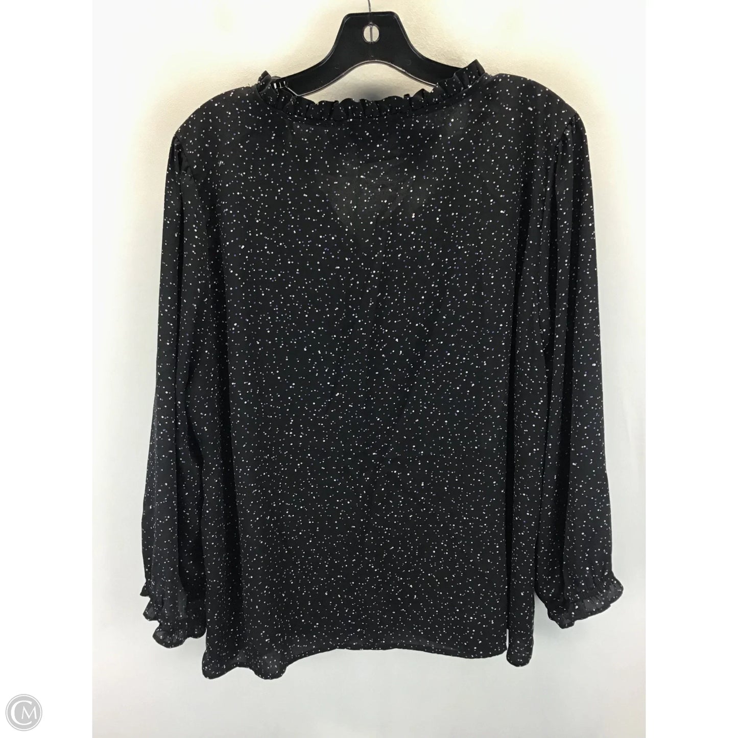 Top Short Sleeve By Cece In Black, Size: Xxl