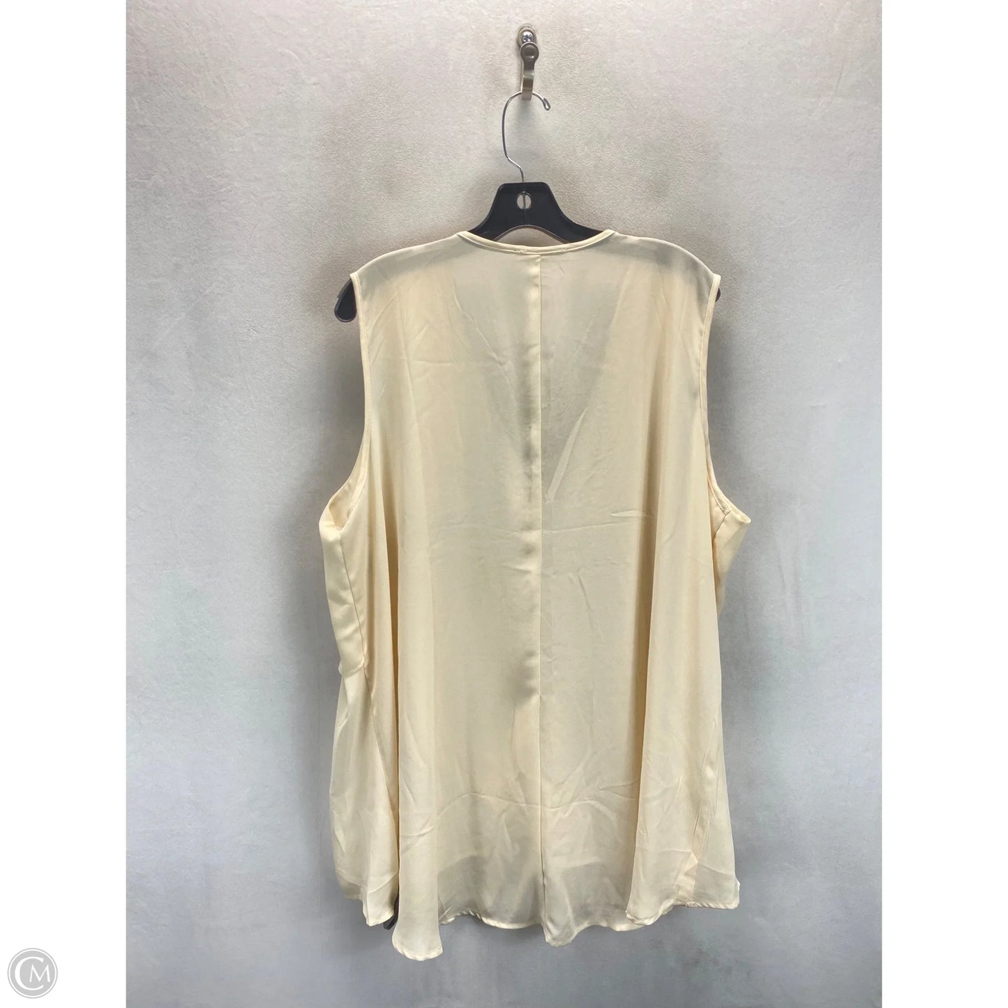 Top Sleeveless By Spense In Cream, Size: 2x