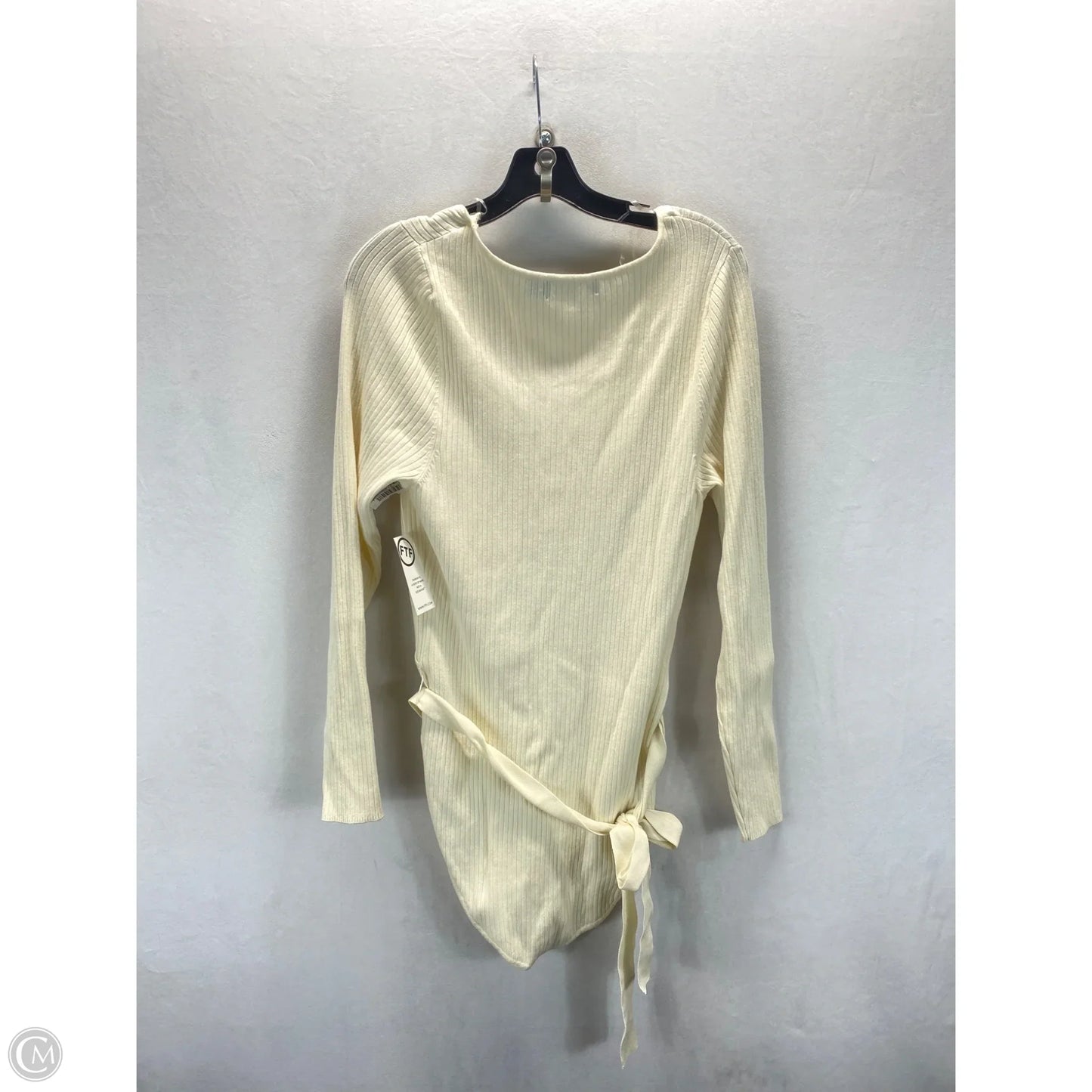 Bodysuit By Fashion To Figure In Cream, Size: 1x