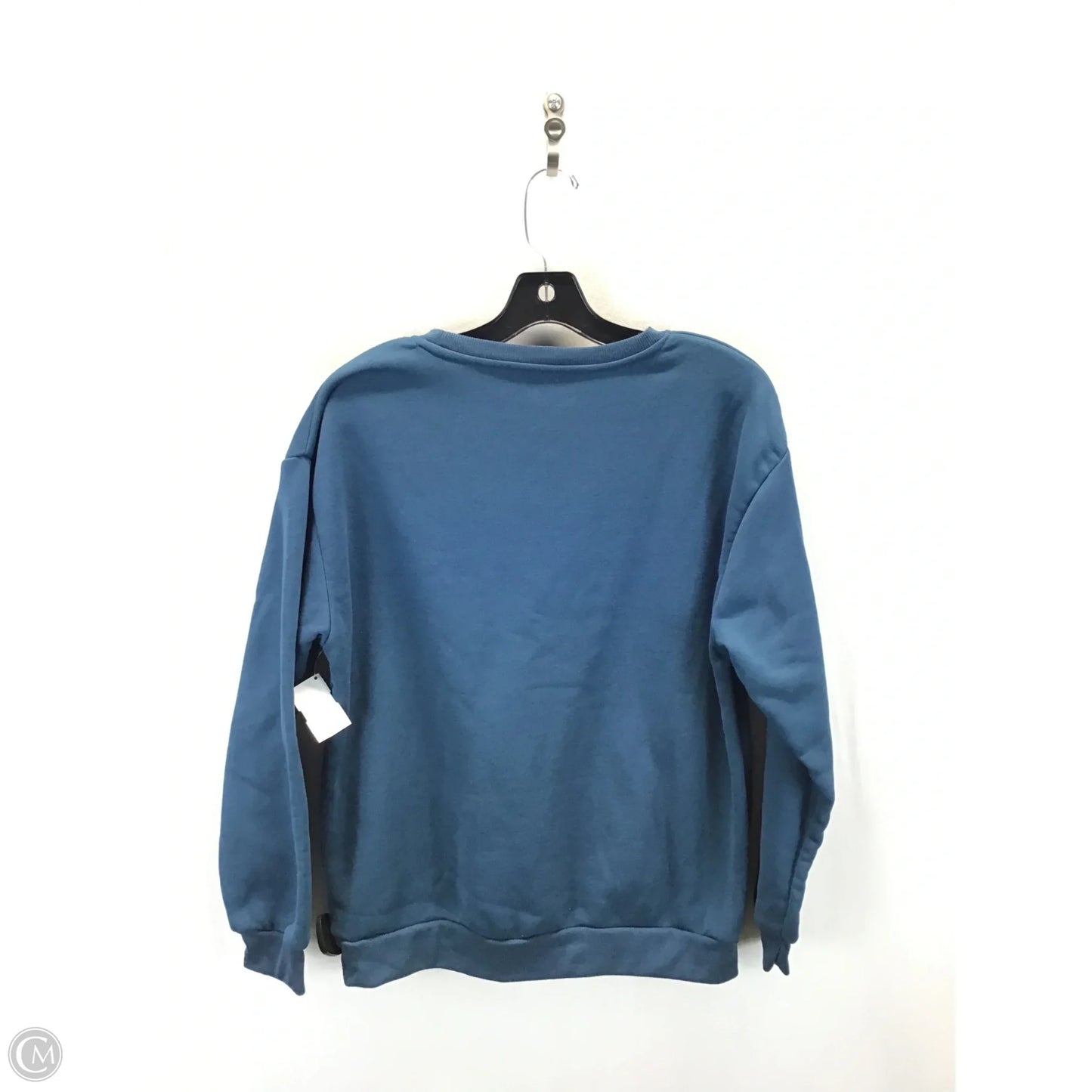 Sweatshirt Crewneck By Shein In Teal, Size: L
