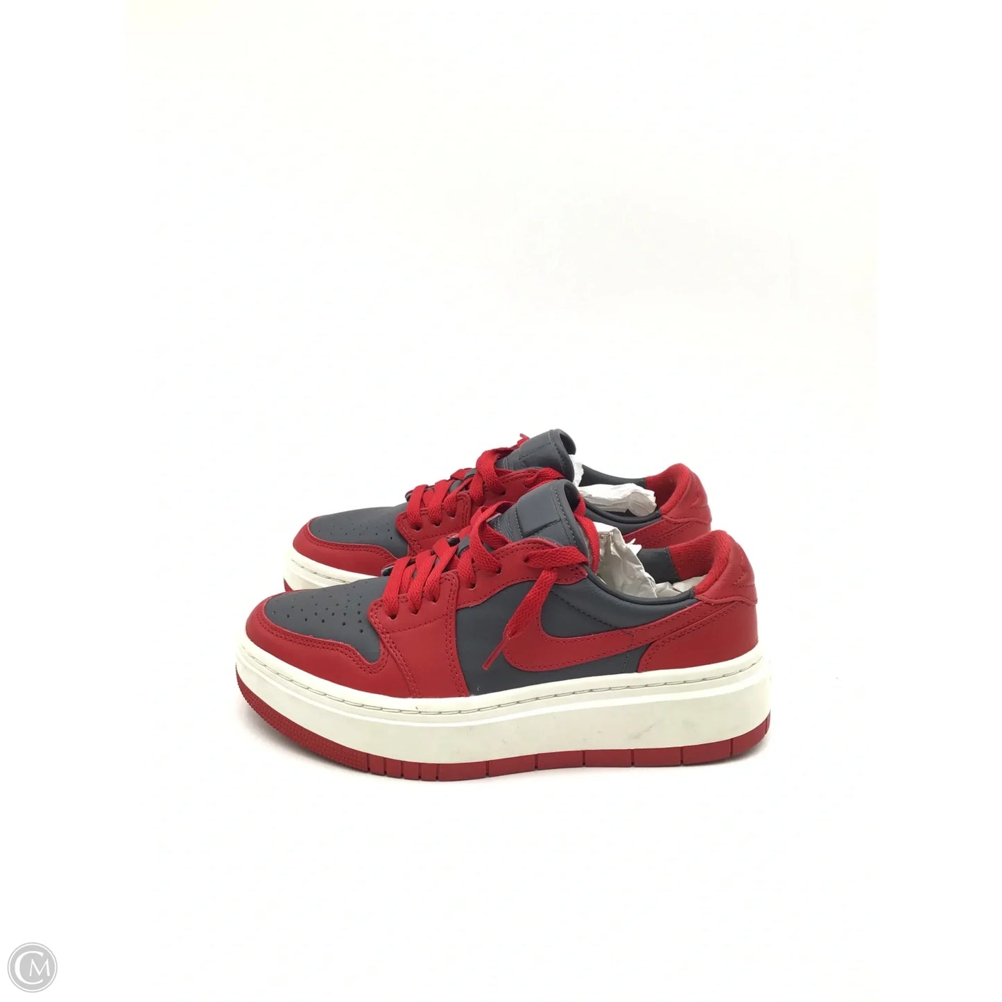 Shoes Athletic By Nike In Grey & Red, Size: 8.5