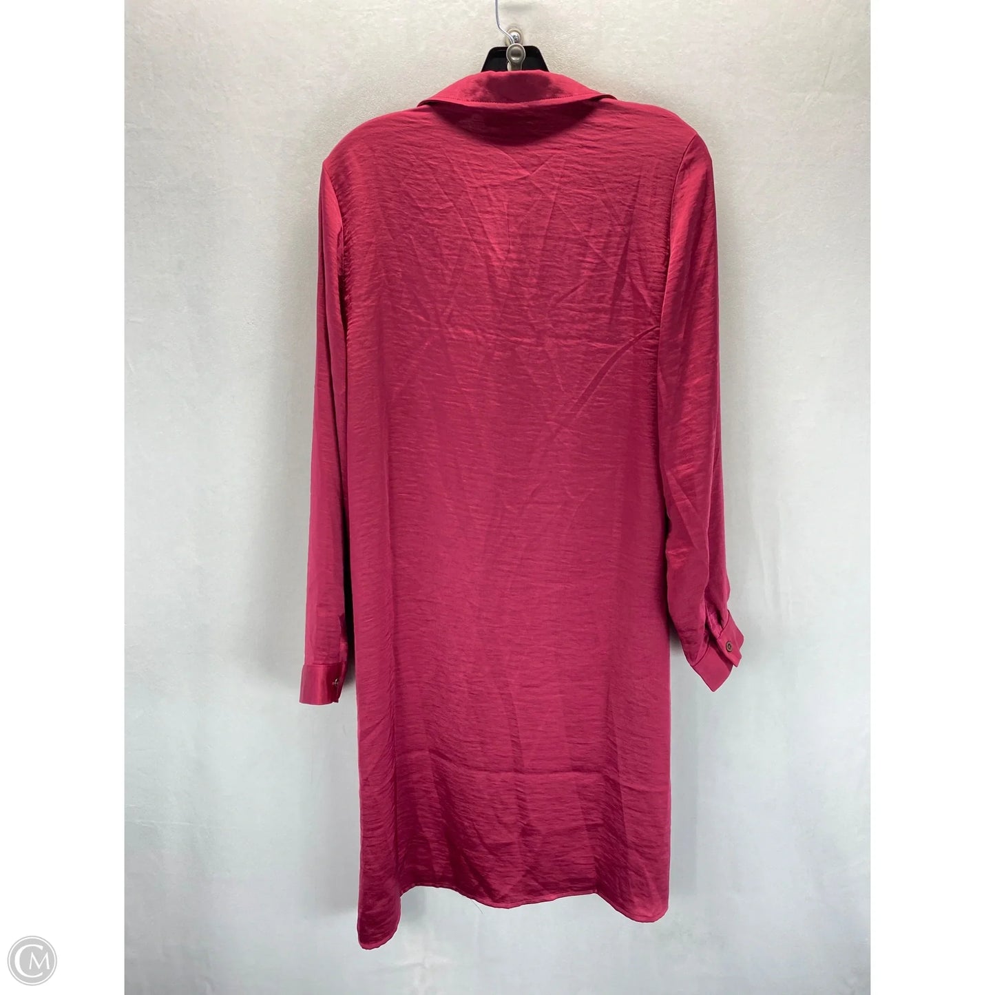 Dress Casual Midi By Lucky Brand In Maroon, Size: L
