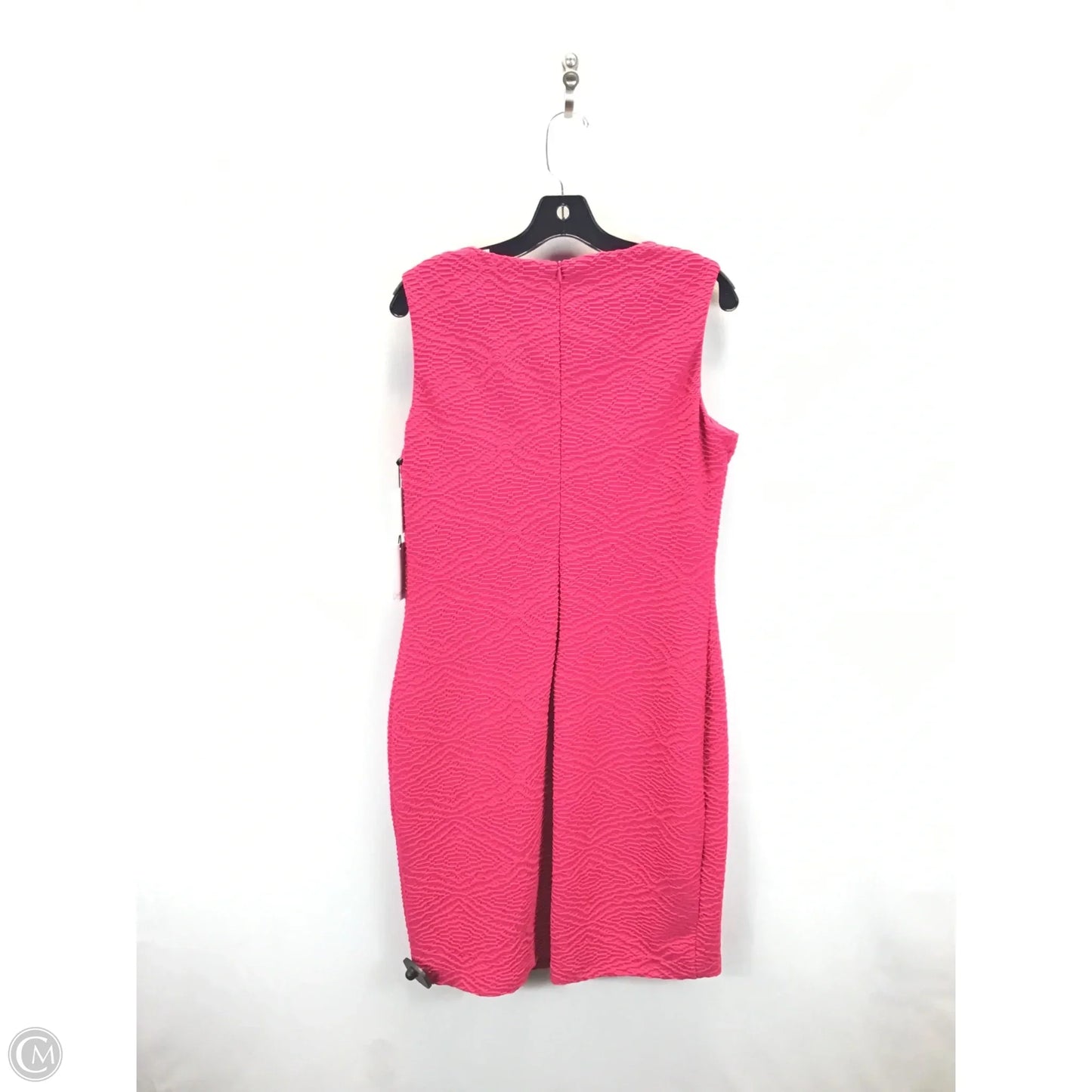 Dress Casual Midi By Calvin Klein In Pink, Size: 12