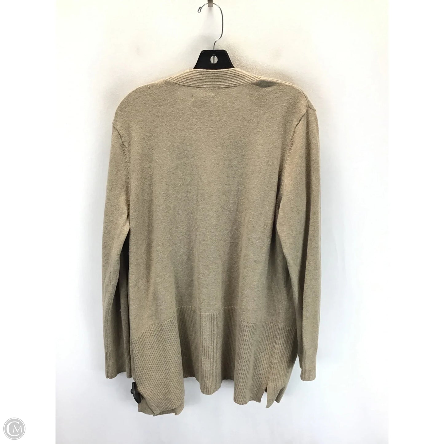 Cardigan By Croft And Barrow In Beige, Size: Lp