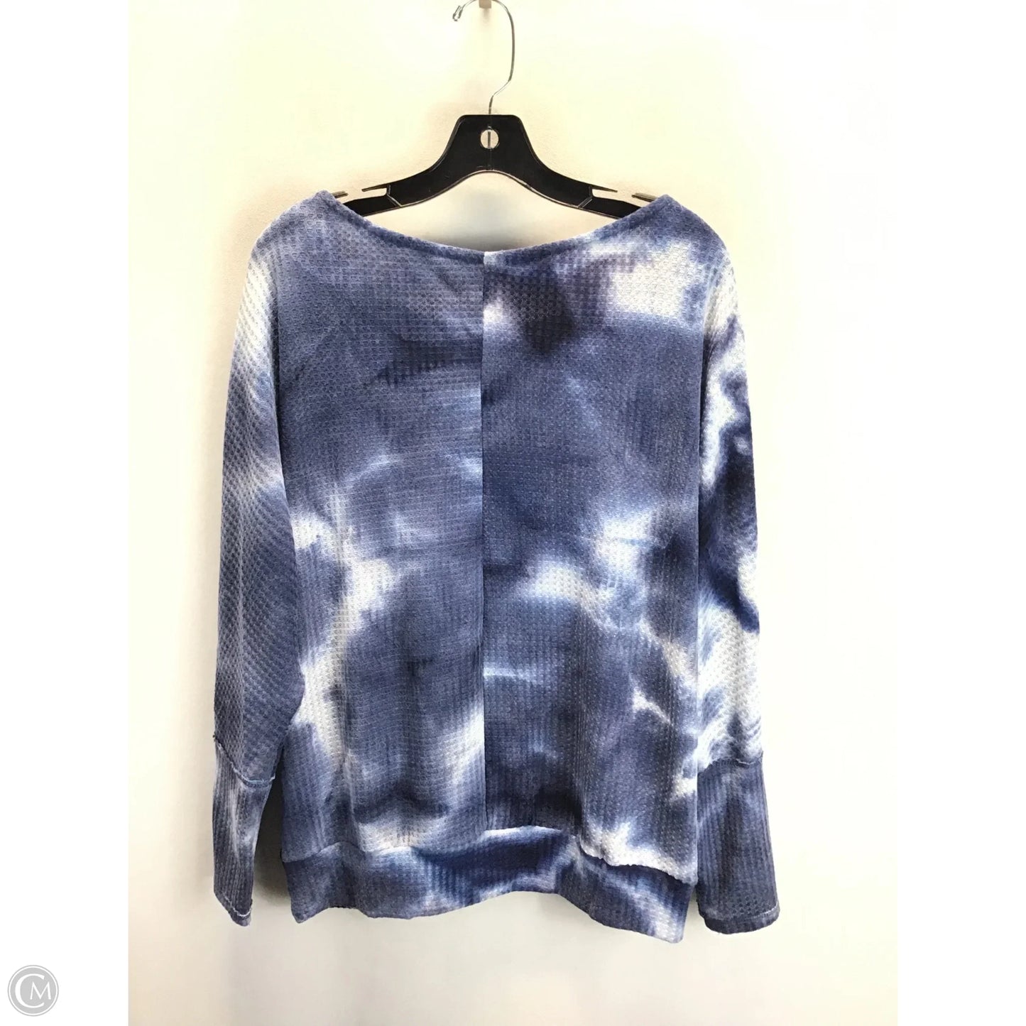 Sweatshirt Collar By White Birch In Blue & White, Size: Xl