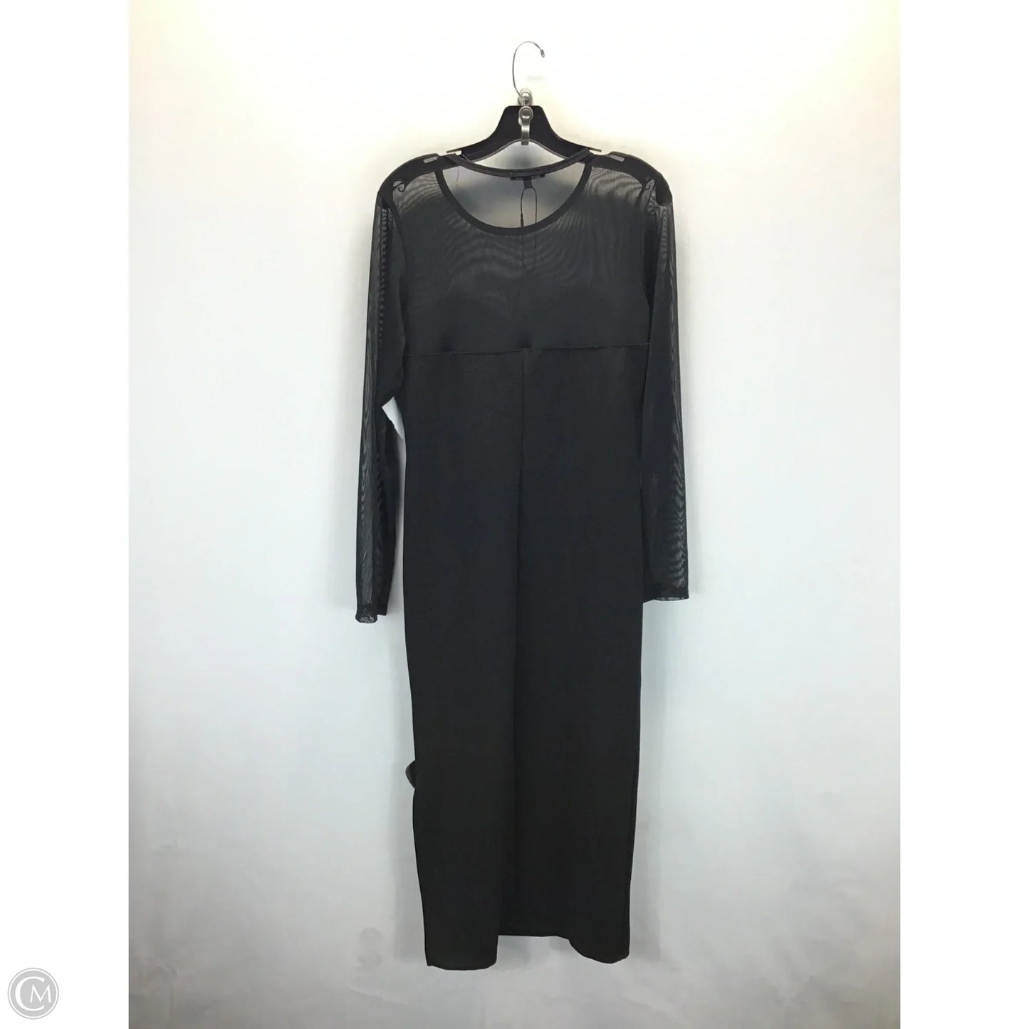 Dress Party Midi By Fashion Nova In Black, Size: 1x