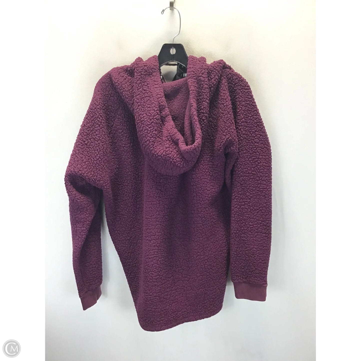 Sweatshirt Hoodie By Pink In Purple, Size: L