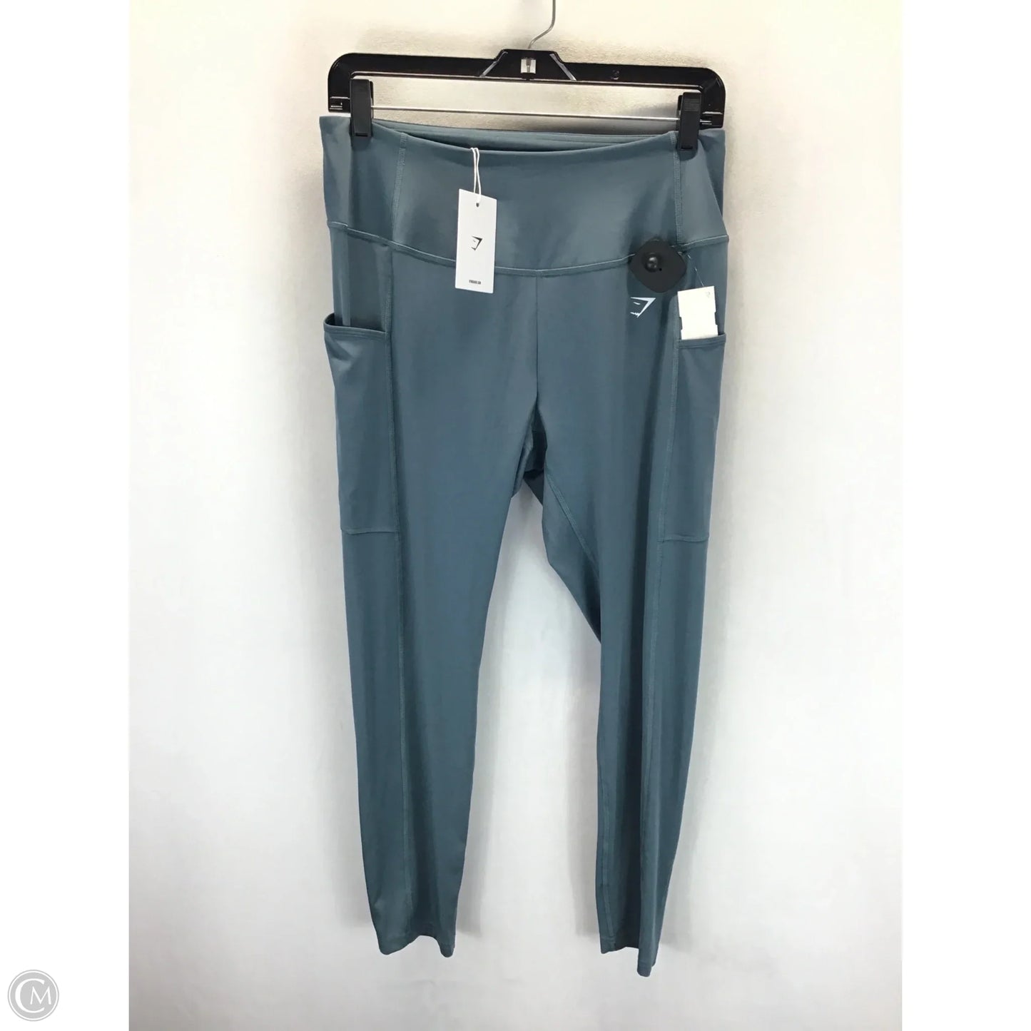 Athletic Leggings By Gym Shark In Blue, Size: Xl