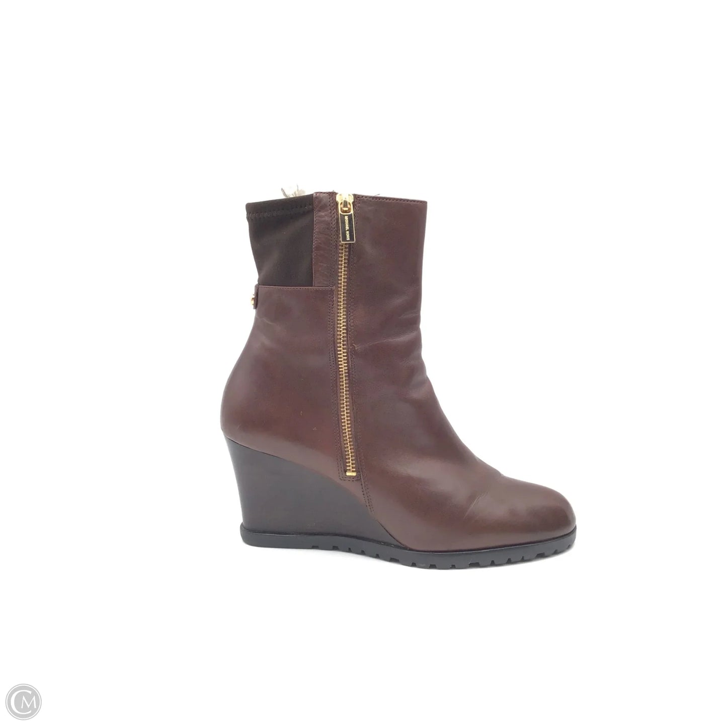 Boots Designer By Michael Kors In Brown, Size: 10