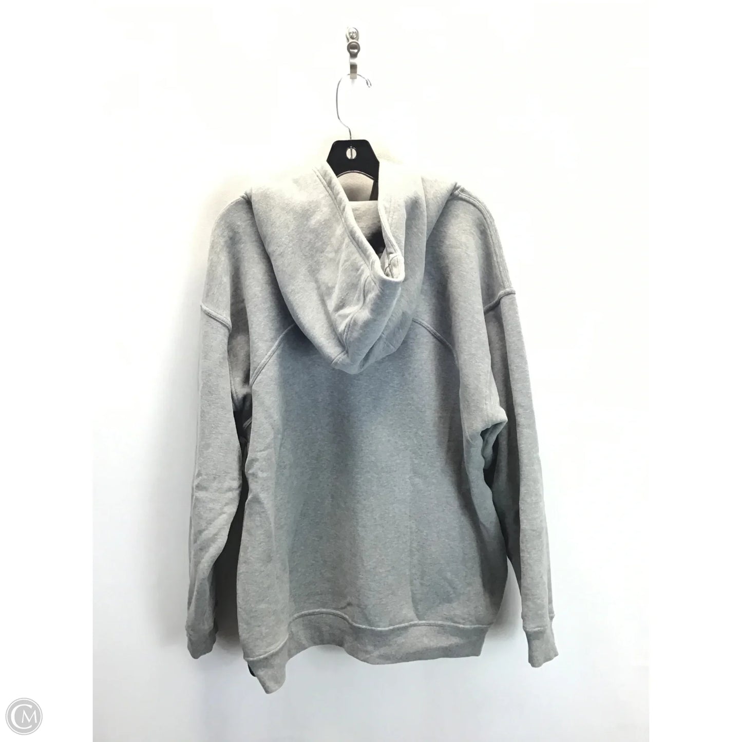 Sweatshirt Hoodie By Lululemon In Grey, Size: 18