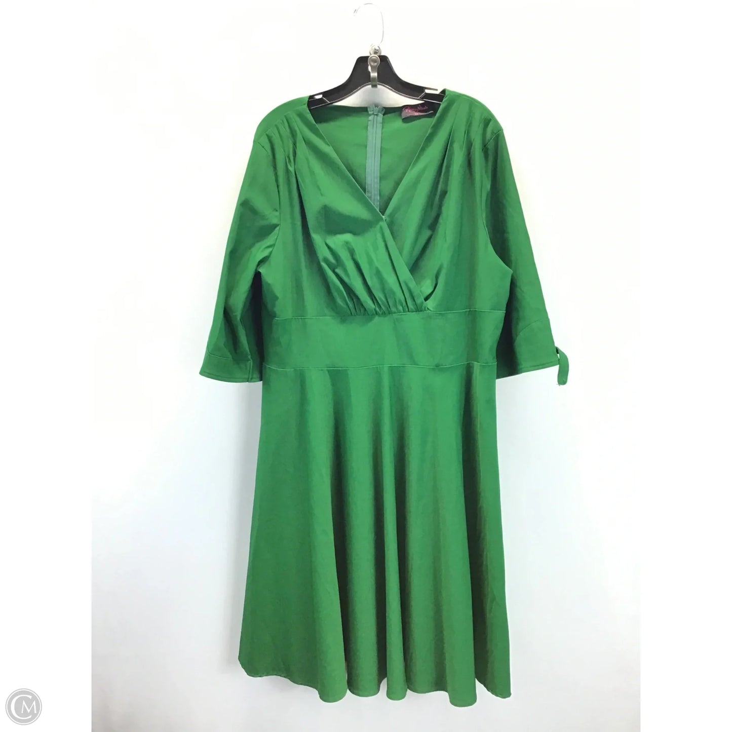 Dress Casual Midi By Clothes Mentor In Green, Size: 3x