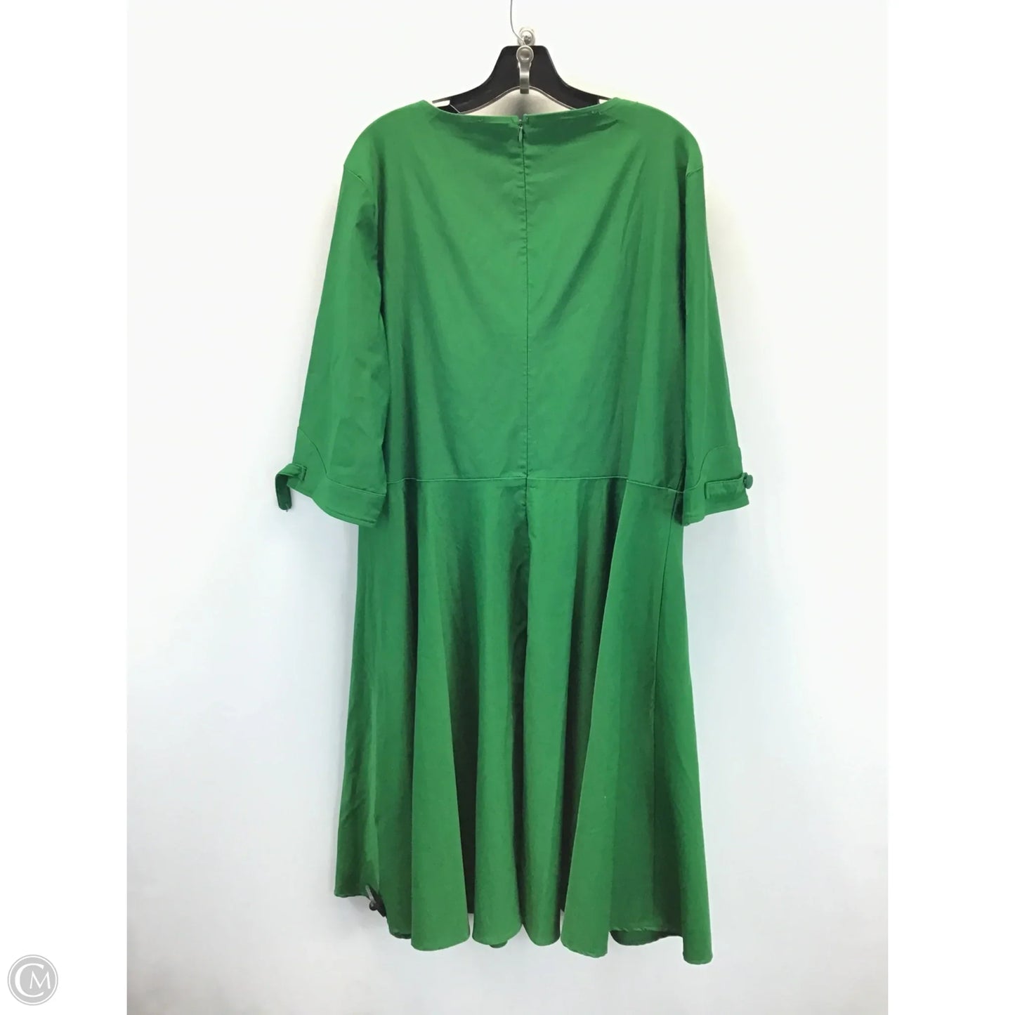 Dress Casual Midi By Clothes Mentor In Green, Size: 3x