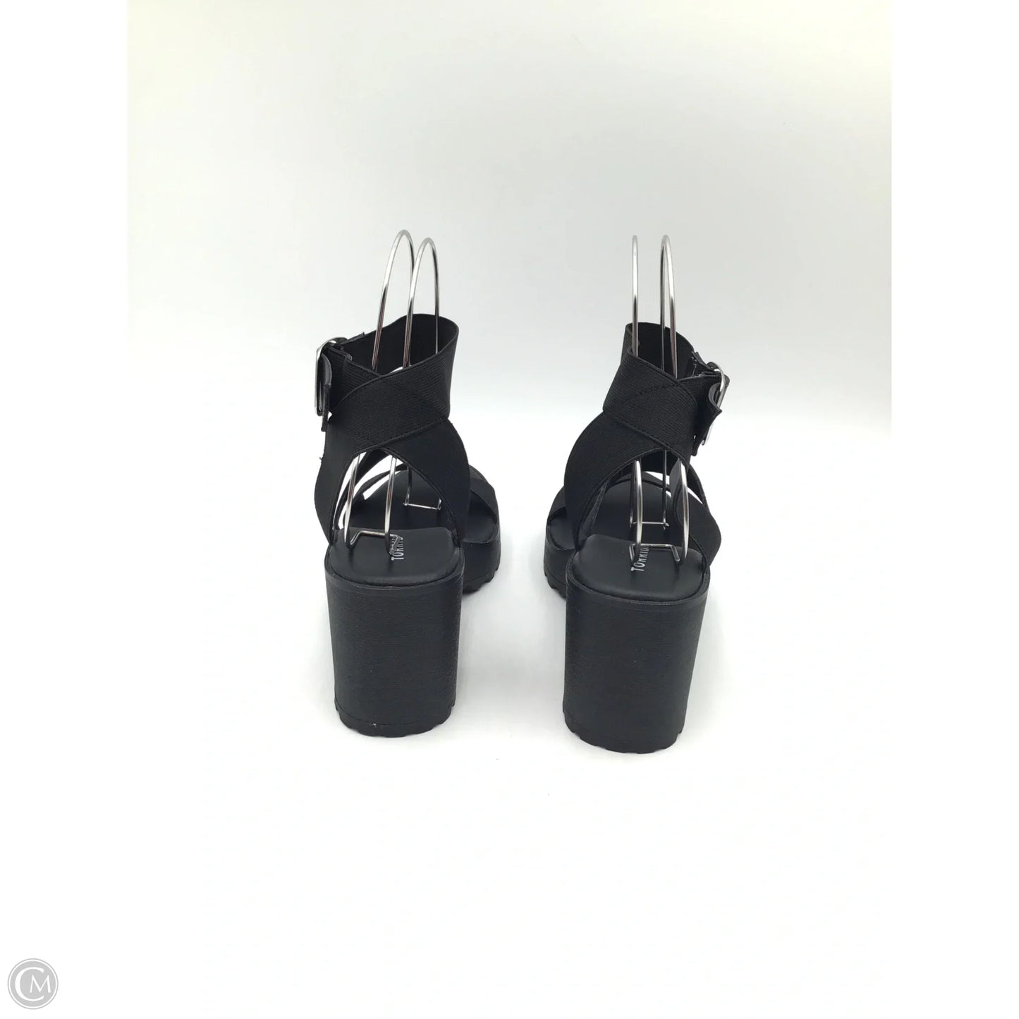Sandals Heels Block By Torrid In Black, Size: 7.5