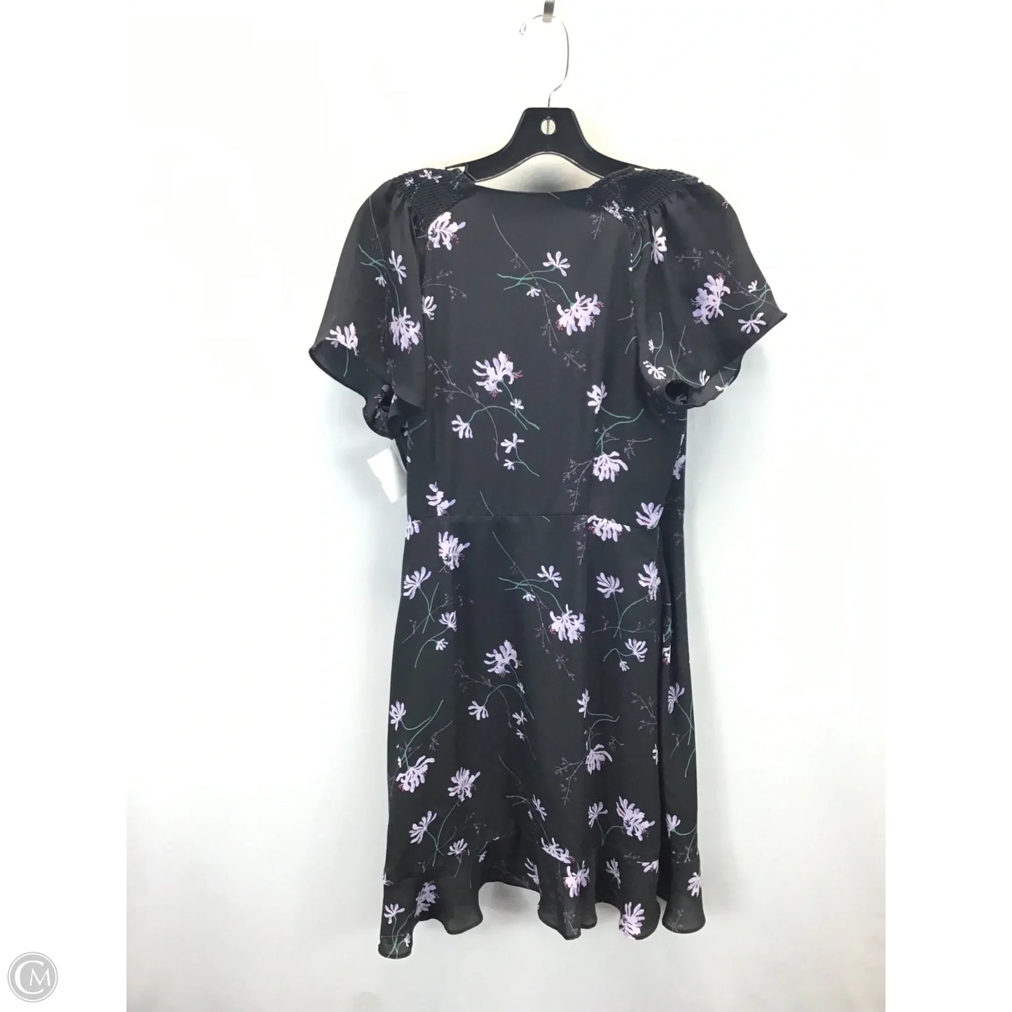 Dress Casual Short By Banana Republic In Black & Purple, Size: 6