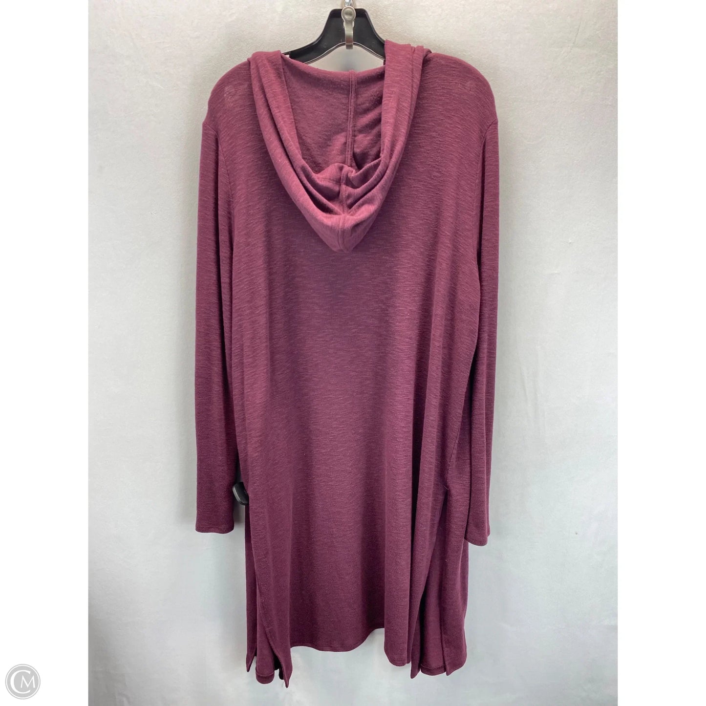 Cardigan By Clothes Mentor In Purple, Size: 1x