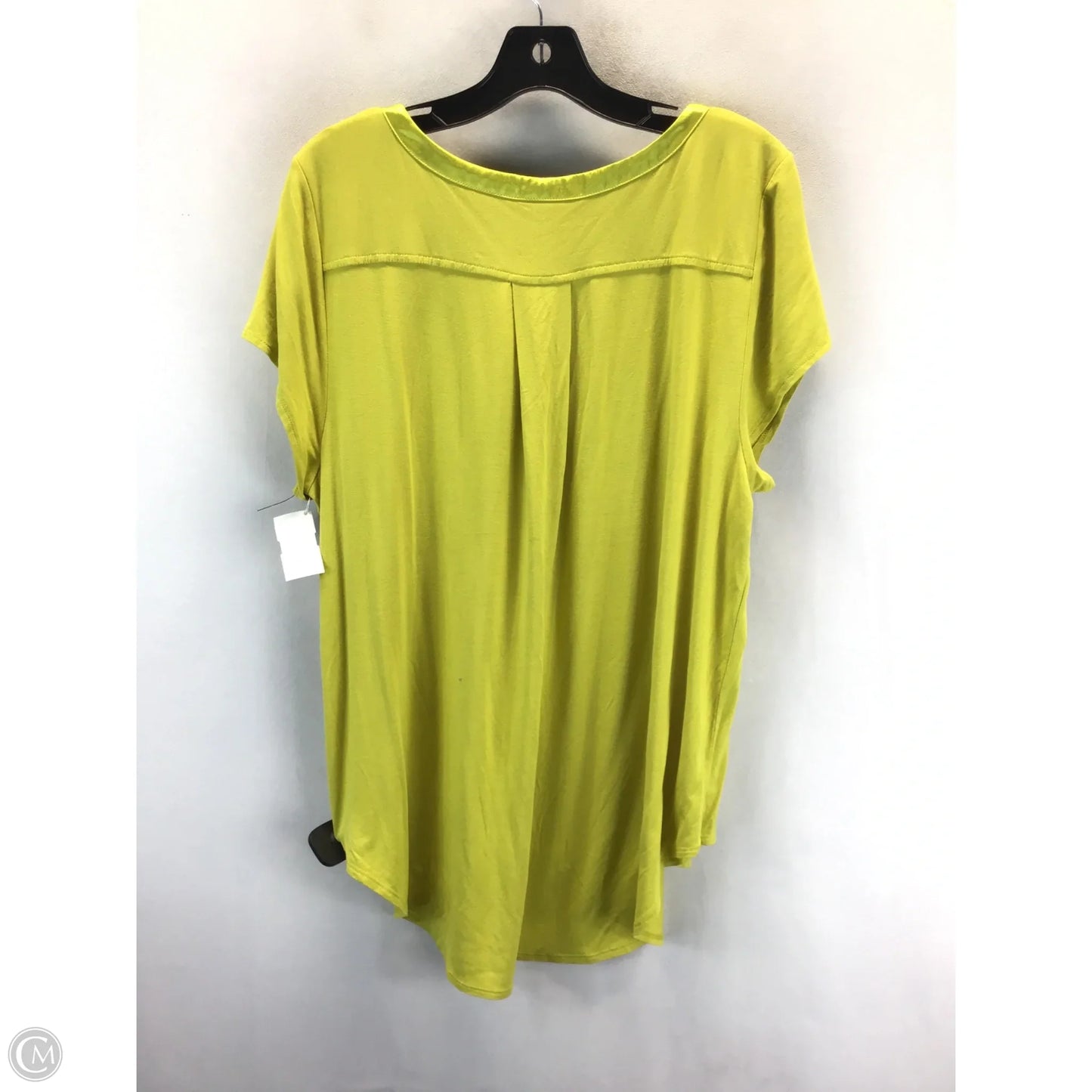 Top Short Sleeve By Alfani In Green, Size: Xxl