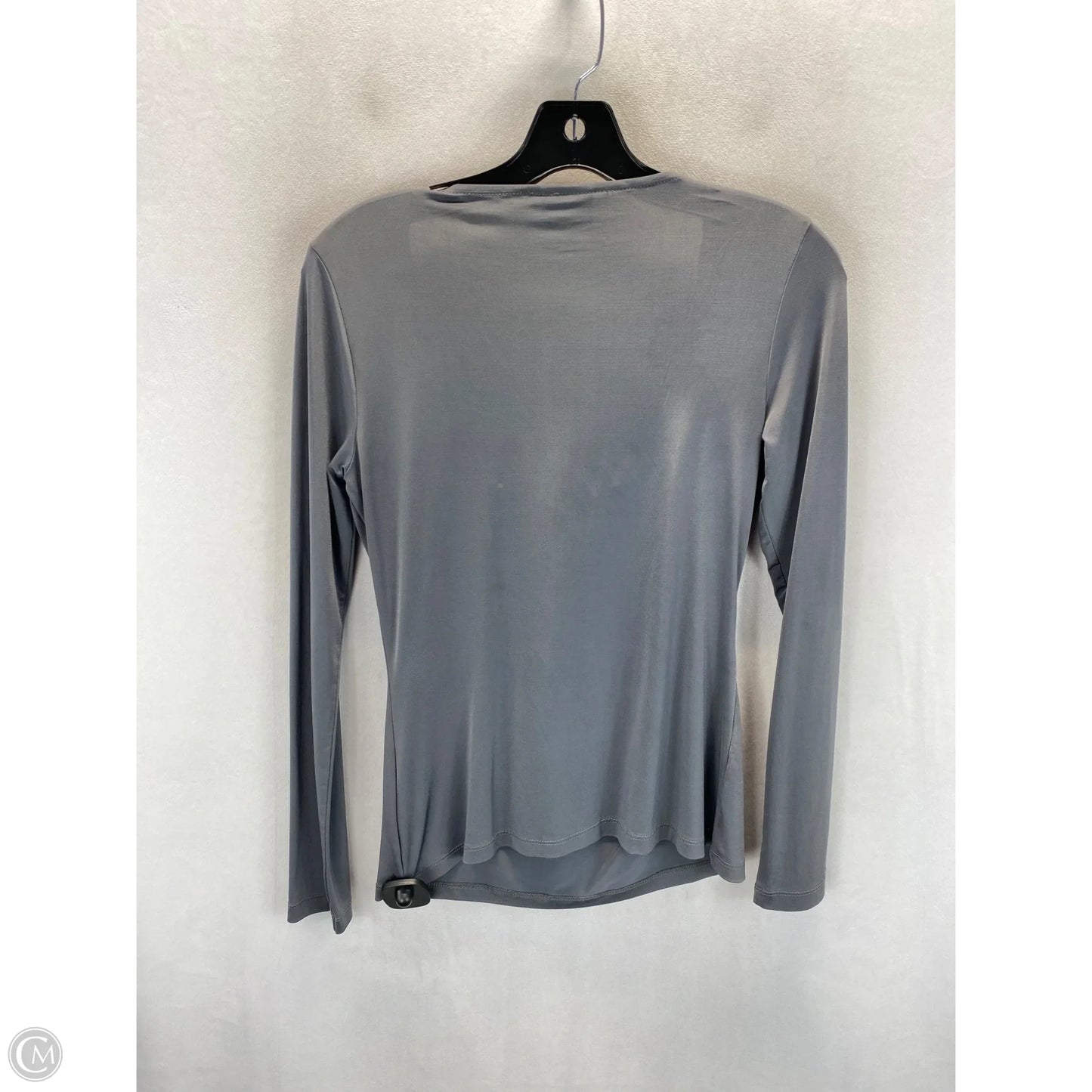 Top Long Sleeve By Worthington In Grey, Size: S