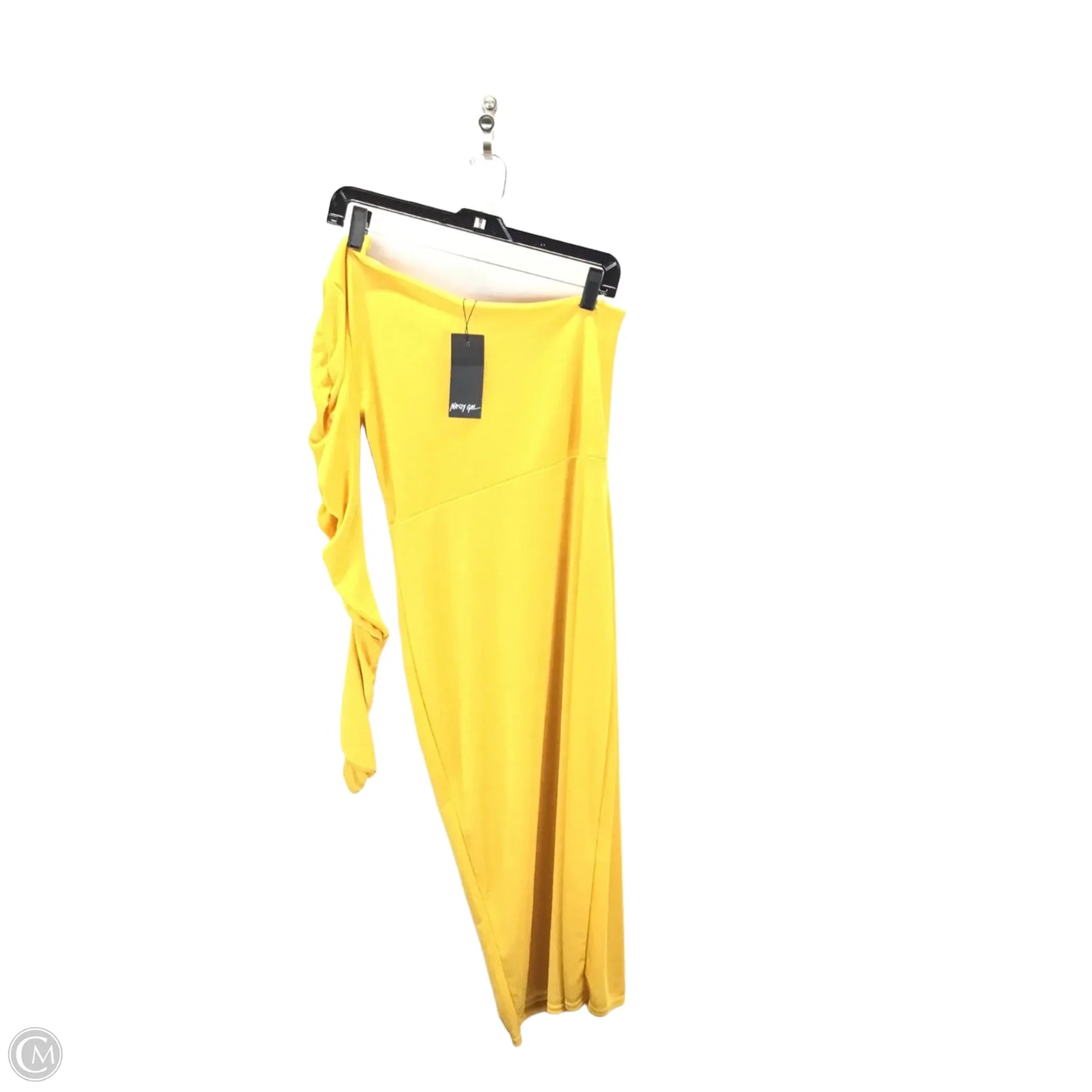 Dress Casual Midi By Nasty Gal In Yellow, Size: 10