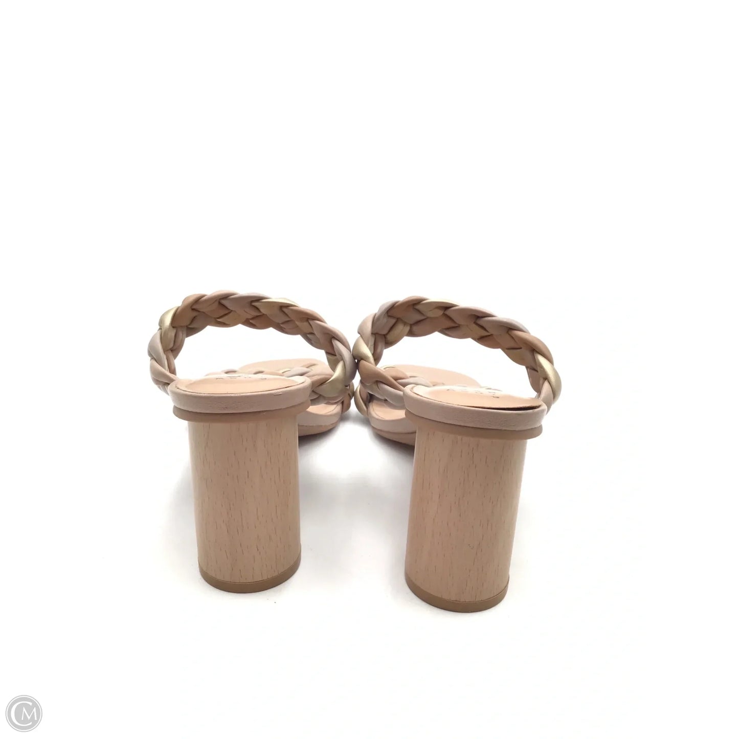 Sandals Heels Block By A New Day In Tan, Size: 10