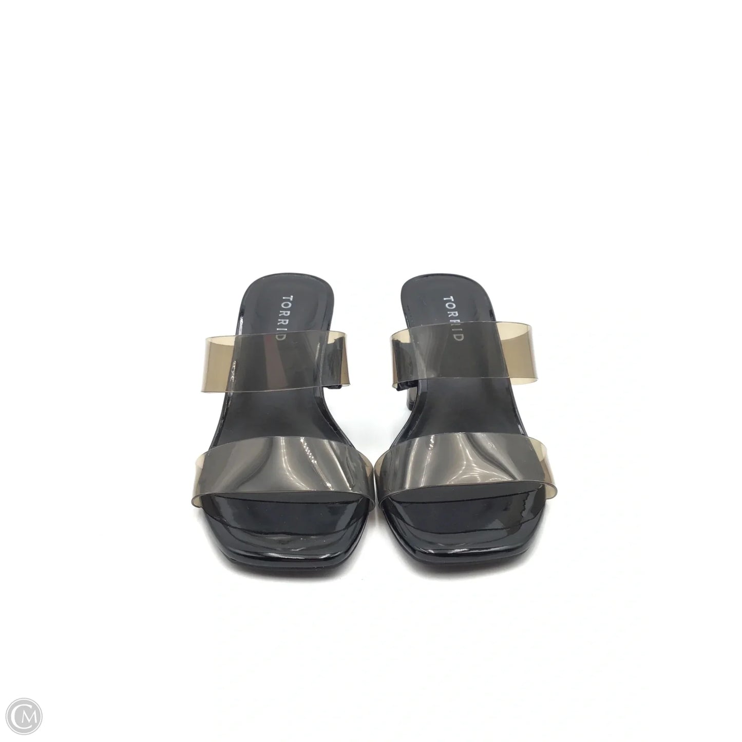 Sandals Heels Block By Torrid In Black, Size: 7