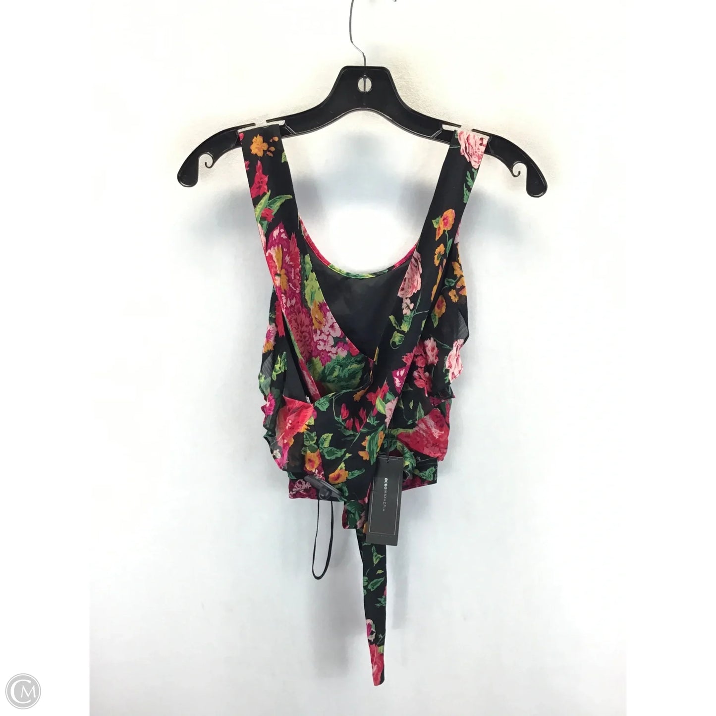 Top Sleeveless By Bcbgmaxazria In Floral Print, Size: M