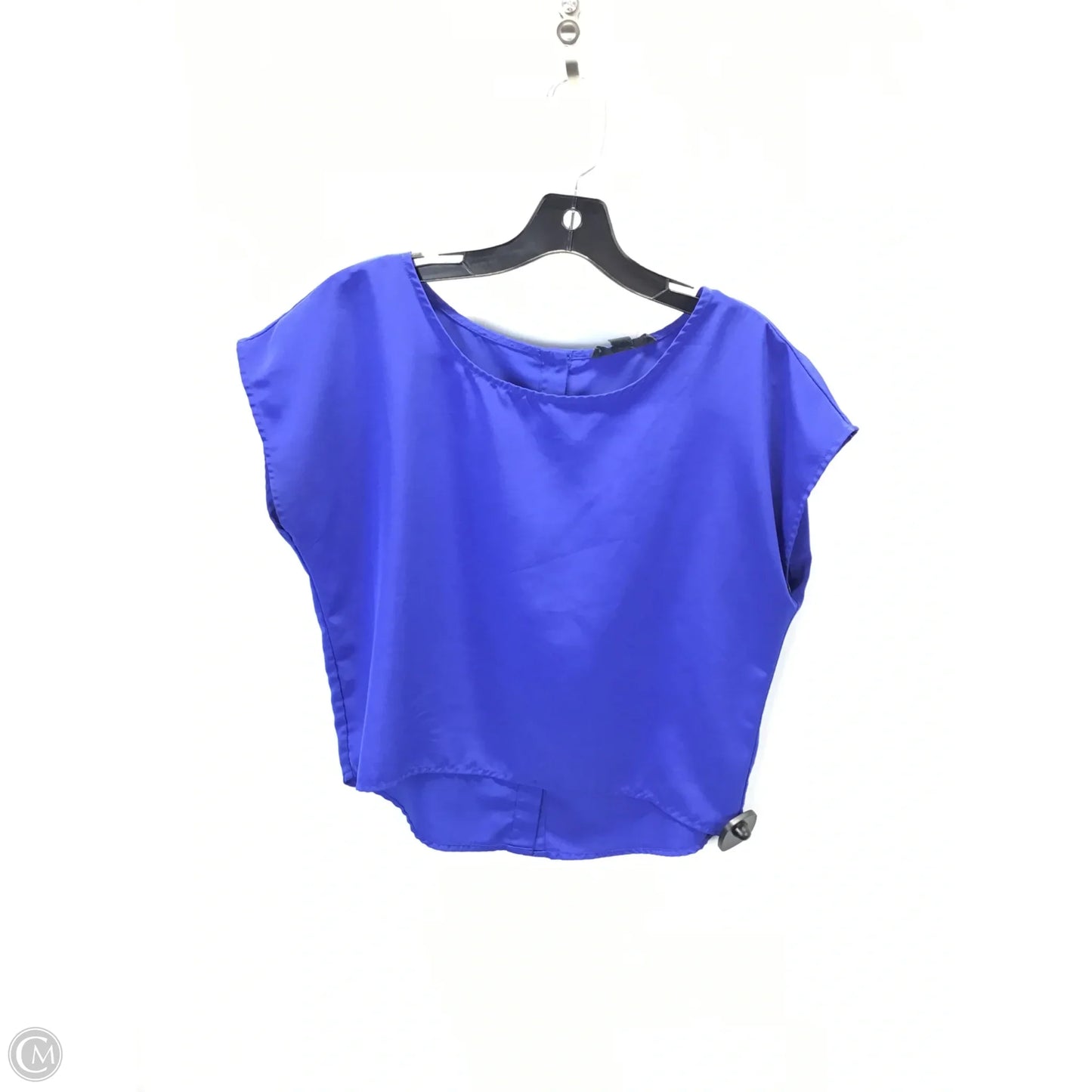 Top Short Sleeve By Forever 21 In Blue, Size: S