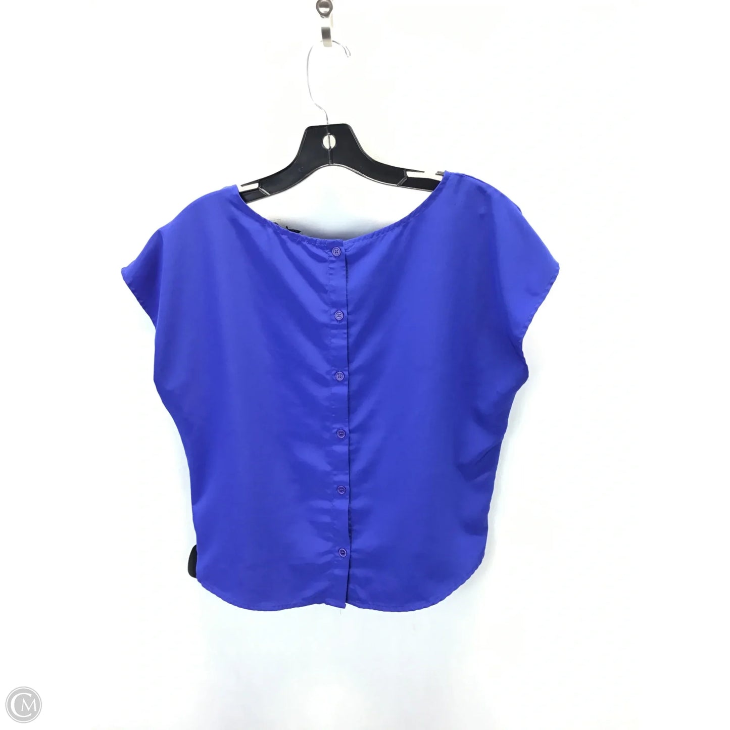 Top Short Sleeve By Forever 21 In Blue, Size: S
