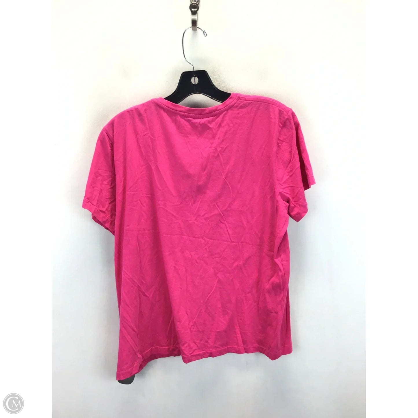 Top Short Sleeve By Ralph Lauren In Pink, Size: Xl