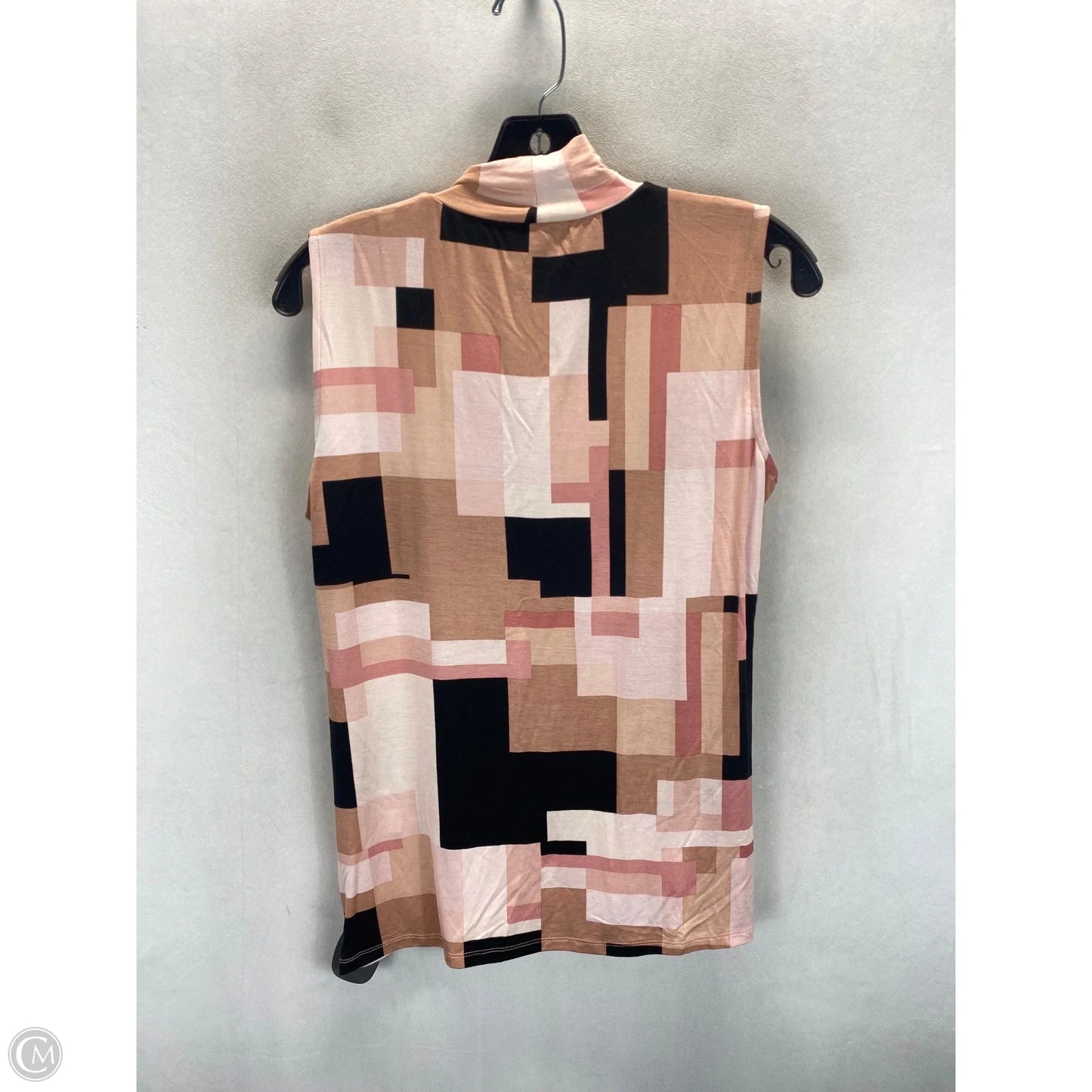 Top Sleeveless By Calvin Klein In Multi-colored, Size: M