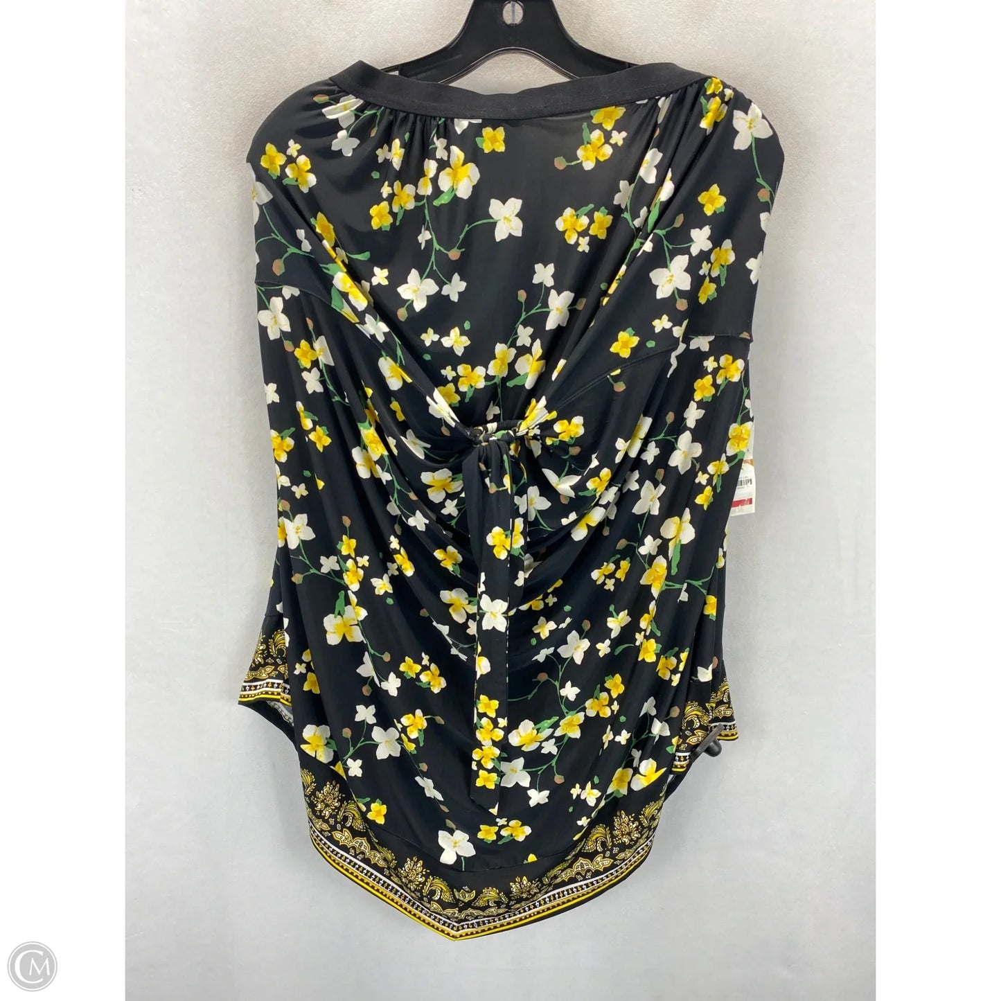 Top Sleeveless By International Concepts In Floral Print, Size: 3x