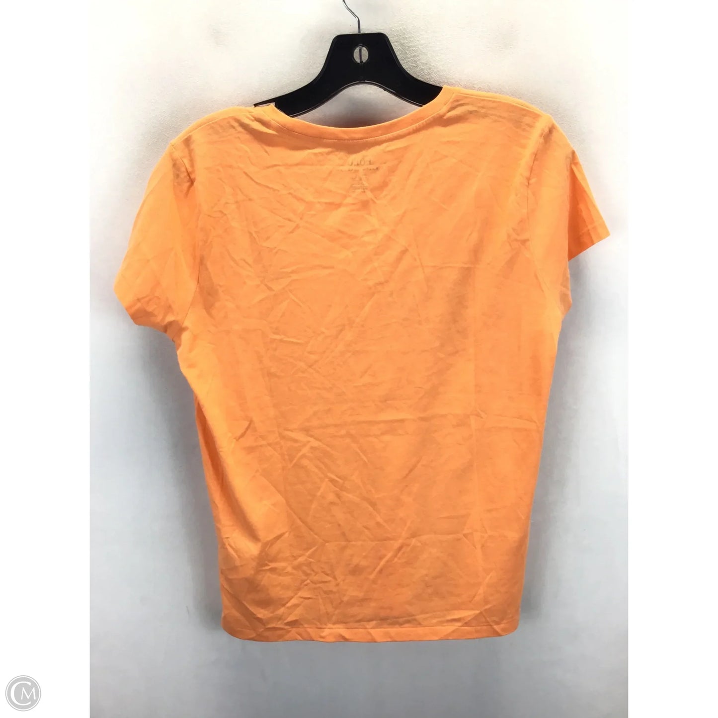 Top Short Sleeve By Polo Ralph Lauren In Orange, Size: M