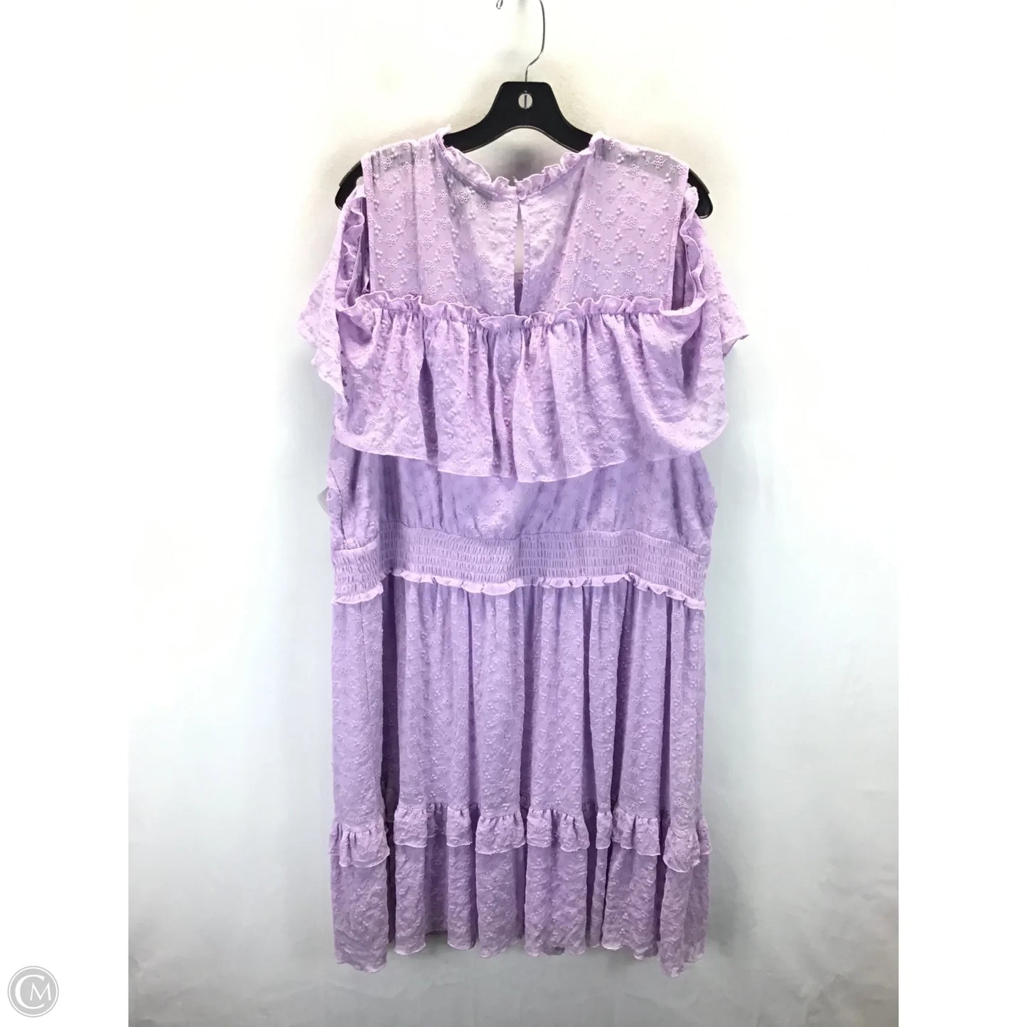 Dress Casual Midi By Lane Bryant In Purple, Size: 26