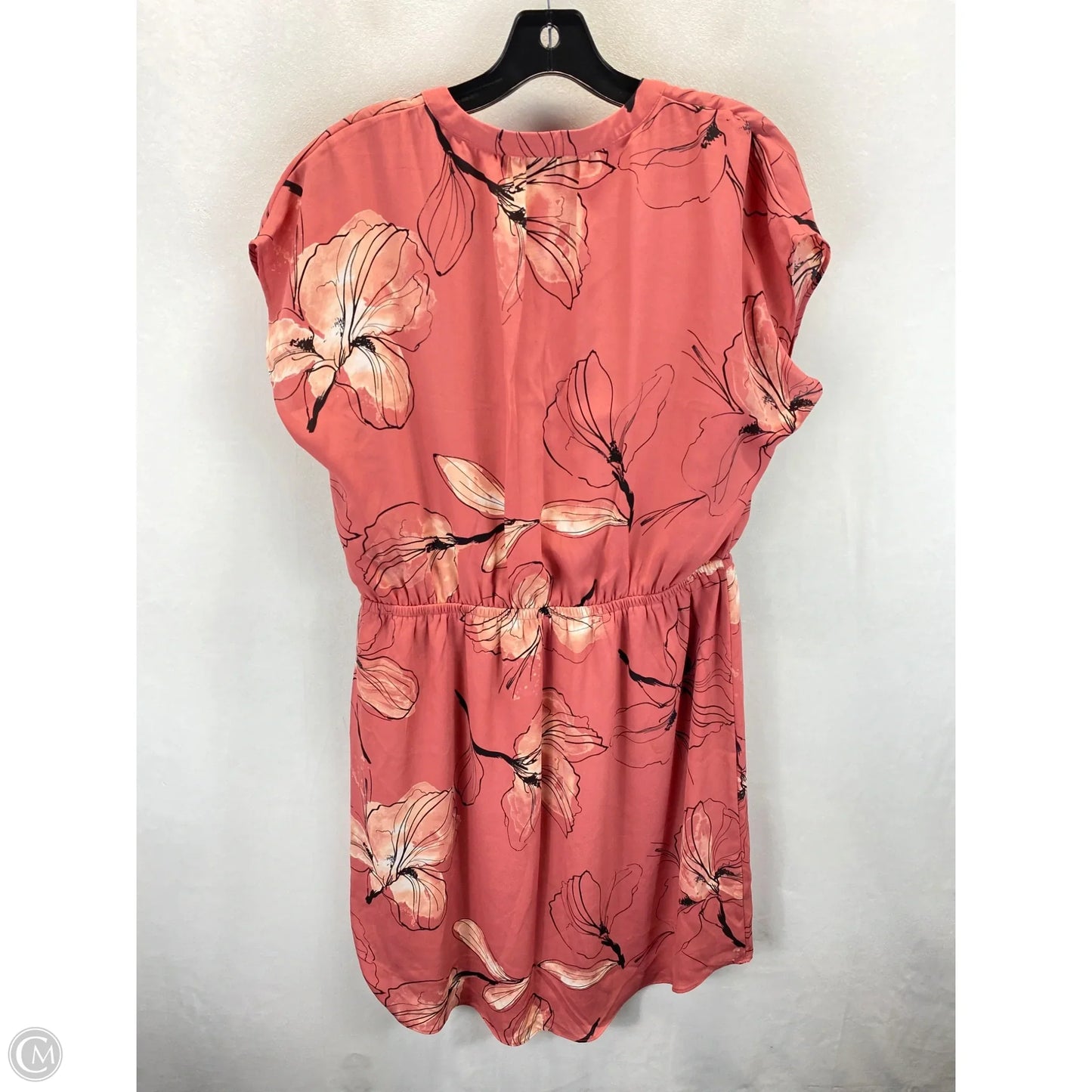Dress Casual Midi By Apt 9 In Floral Print, Size: L