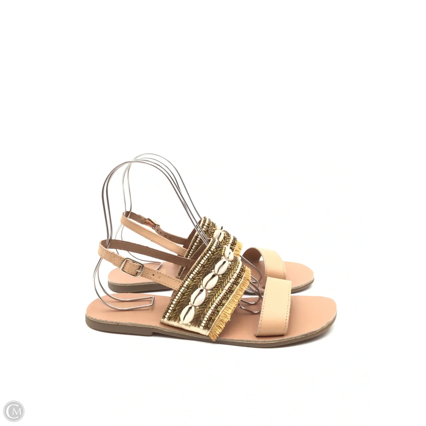 Sandals Flats By Aldo In Tan, Size: 10