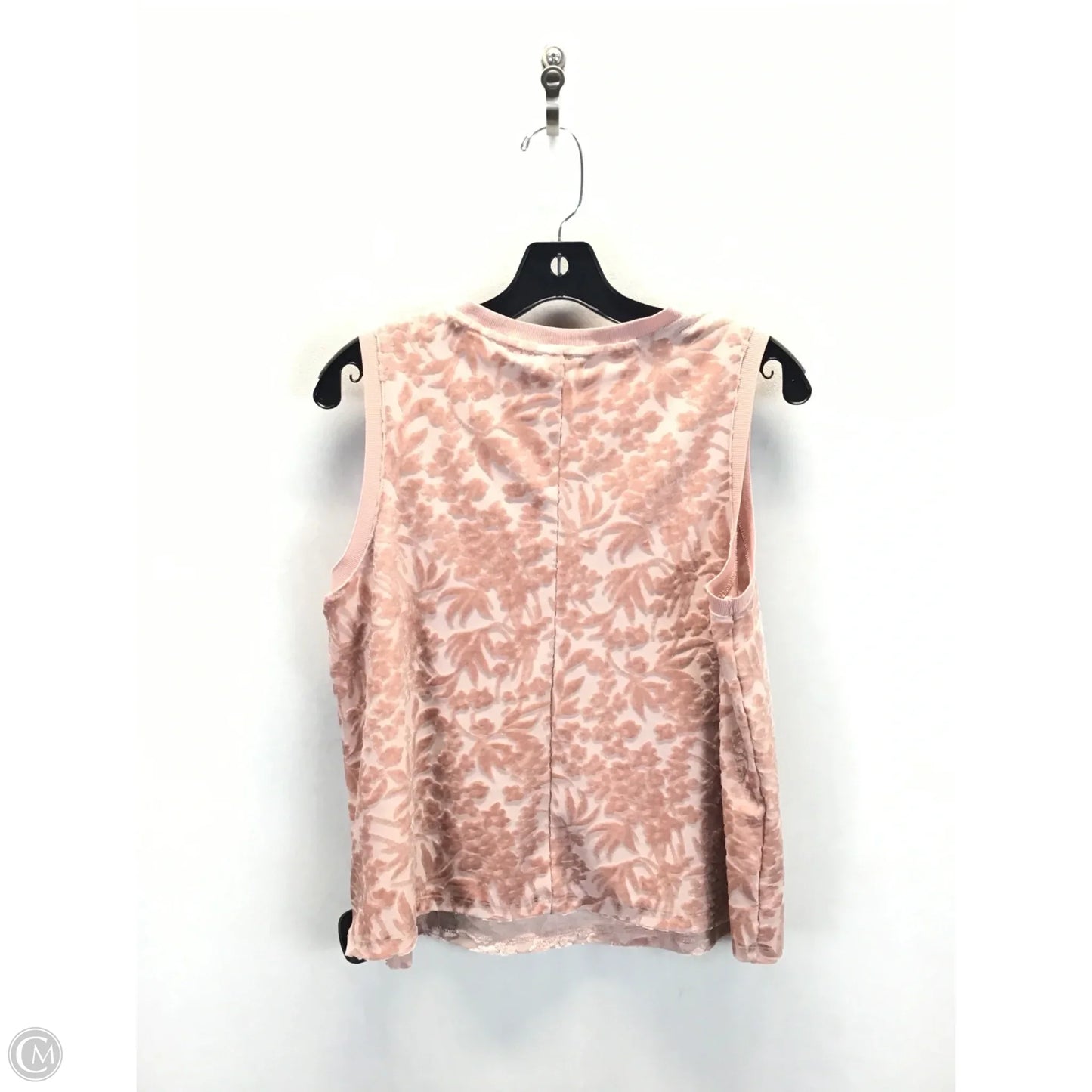 Top Sleeveless By Apt 9 In Pink, Size: L