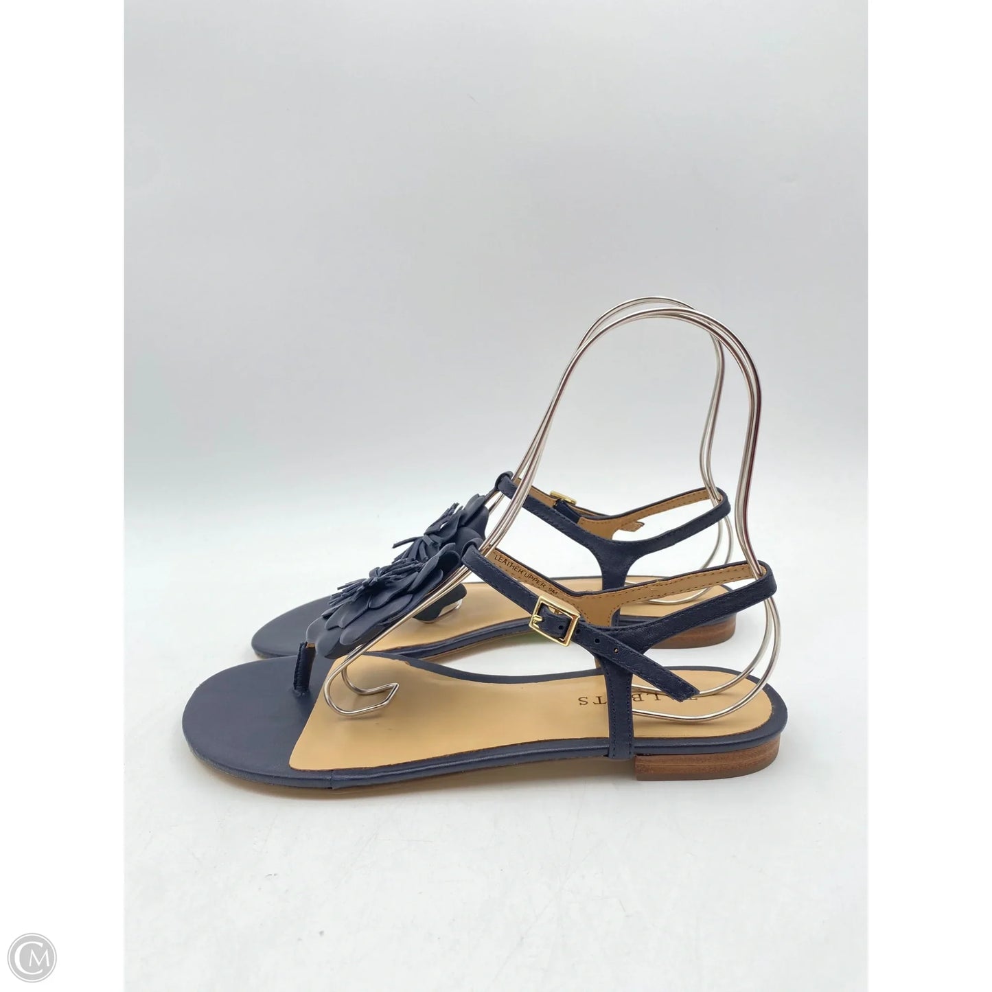 Sandals Flats By Talbots In Navy, Size: 9