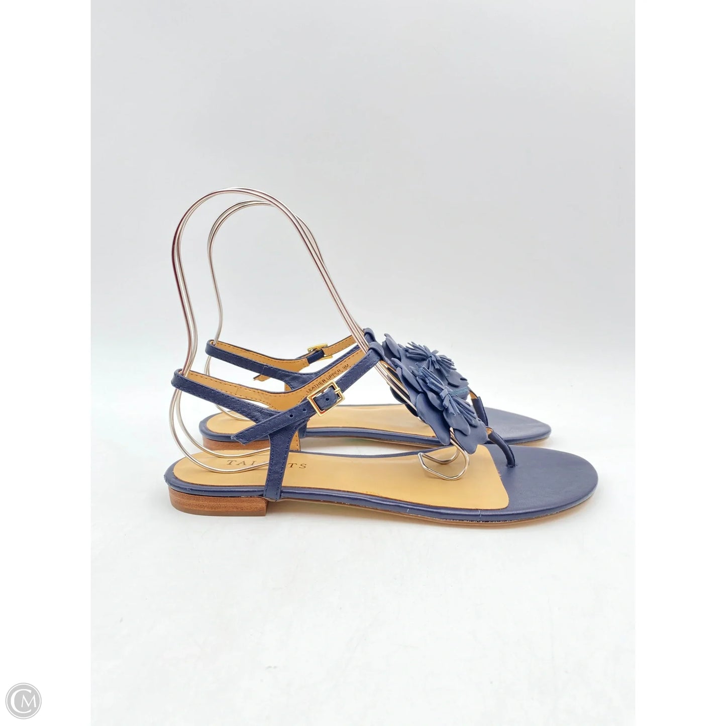 Sandals Flats By Talbots In Navy, Size: 9