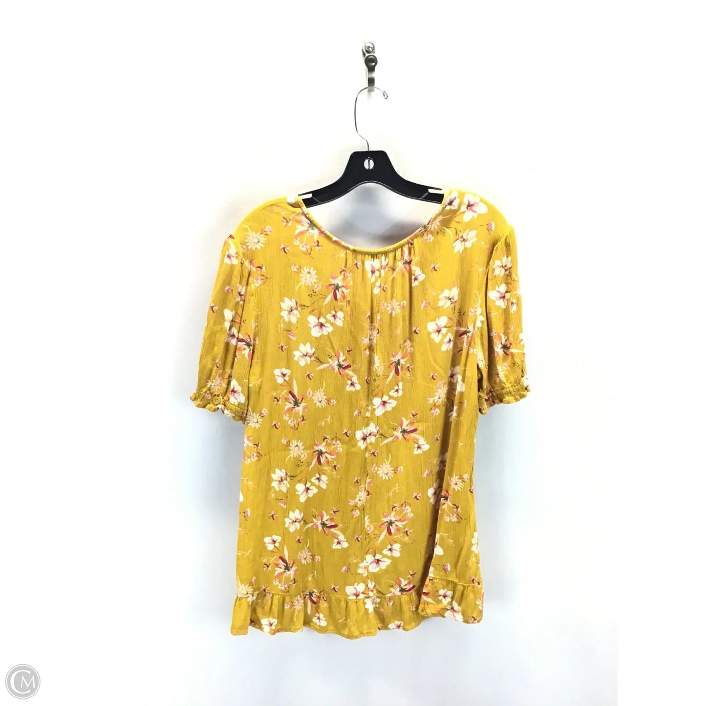 Top Long Sleeve By Sonoma In Yellow, Size: L