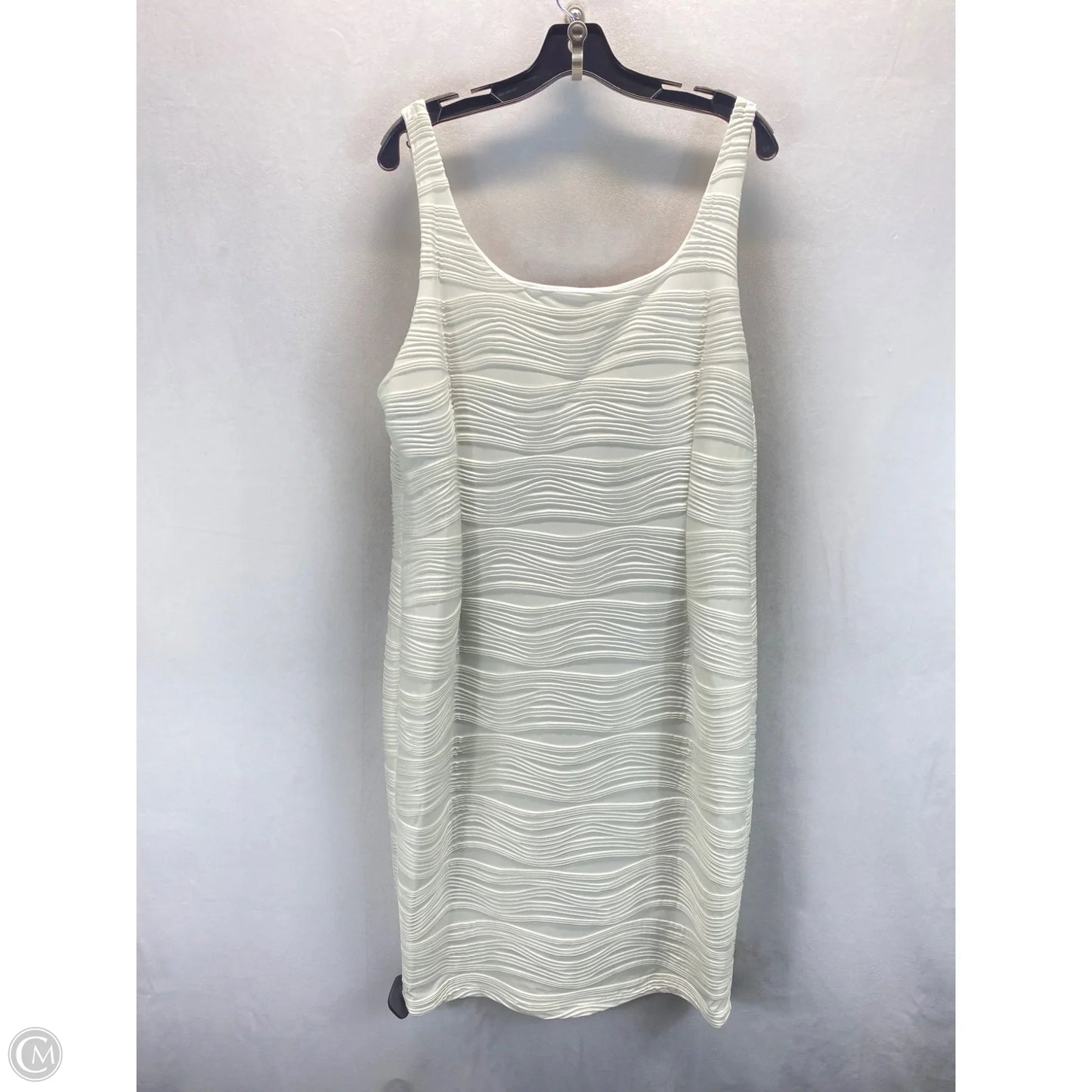 Dress Casual Midi By Fashion To Figure In White, Size: 2x