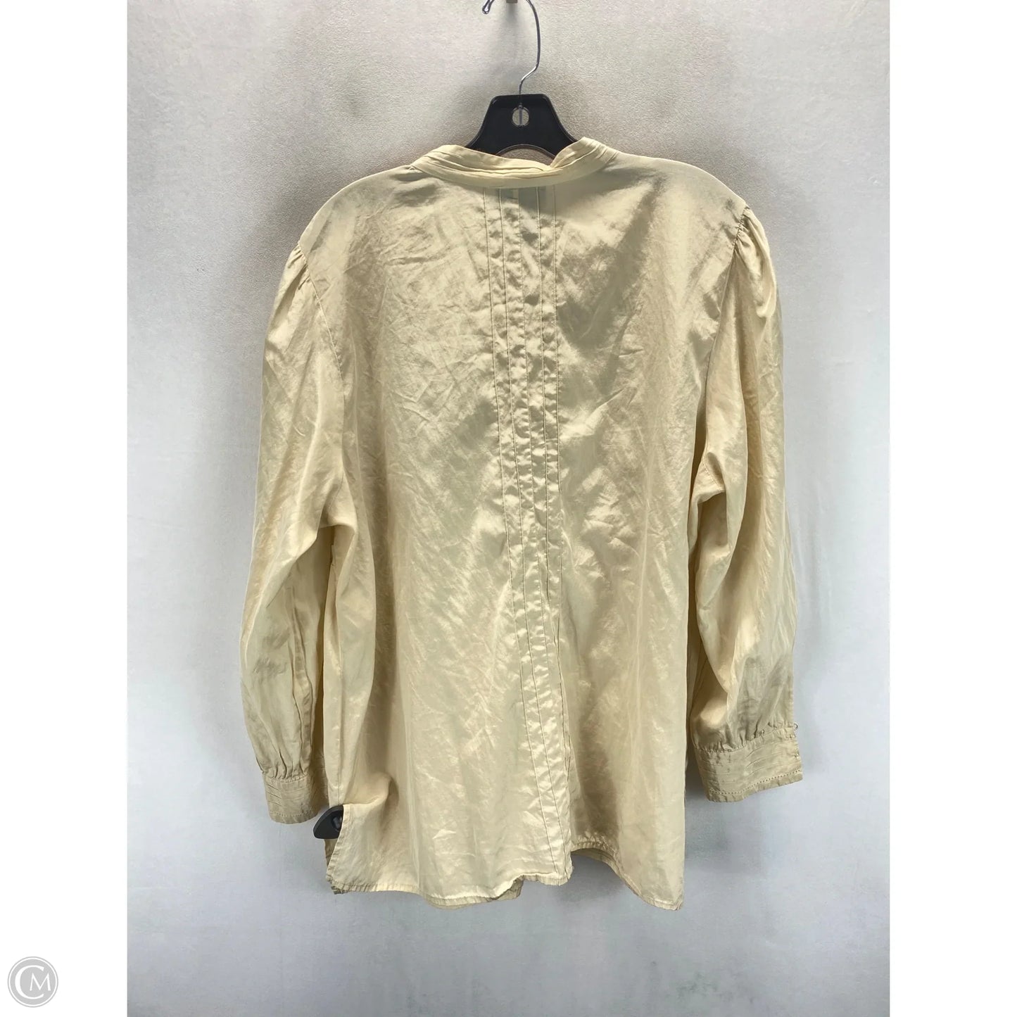 Top Long Sleeve By Lane Bryant In Beige, Size: 1x