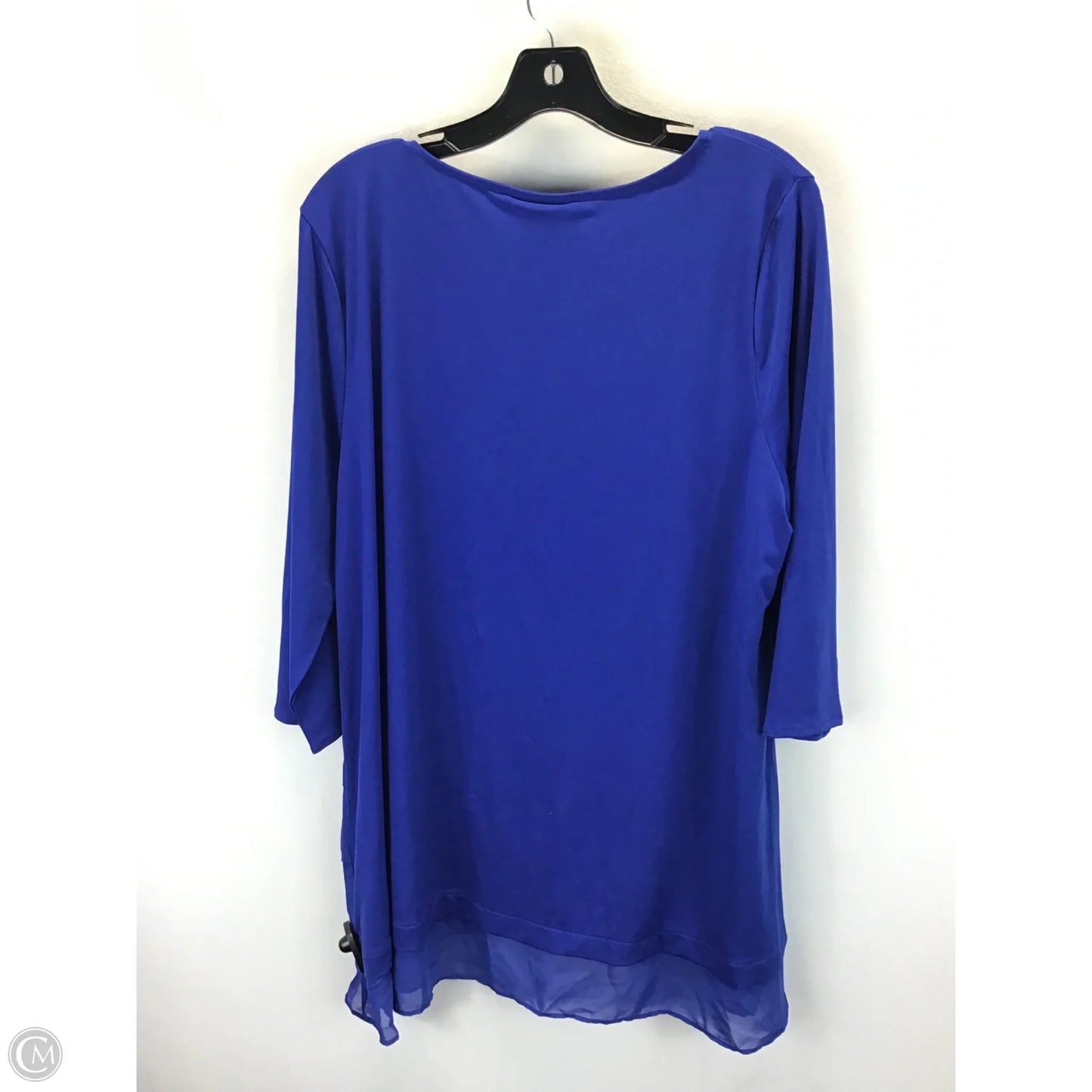 Top Long Sleeve By Alfani In Blue, Size: Xl
