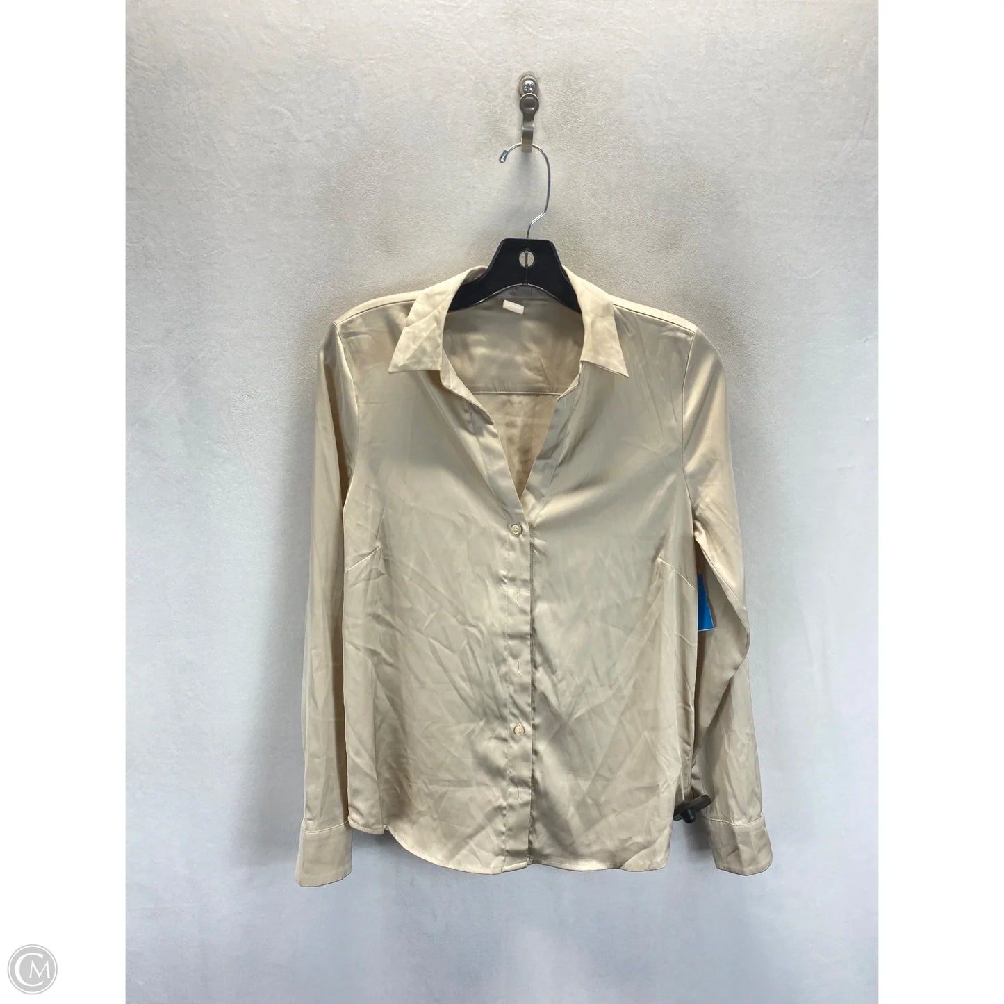 Top Long Sleeve By H&m In Beige, Size: 6